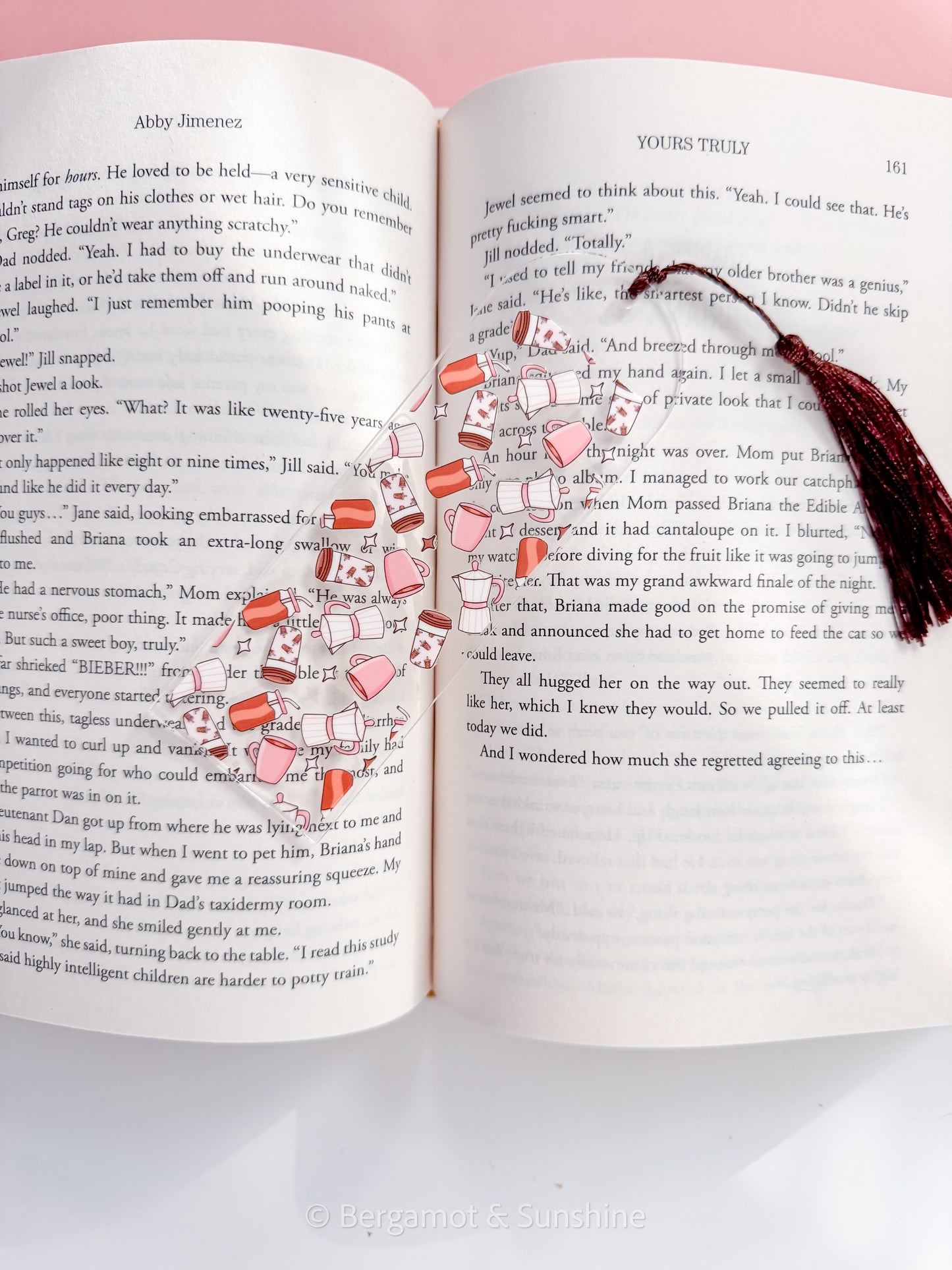 Coffee Lover Acrylic Bookmark