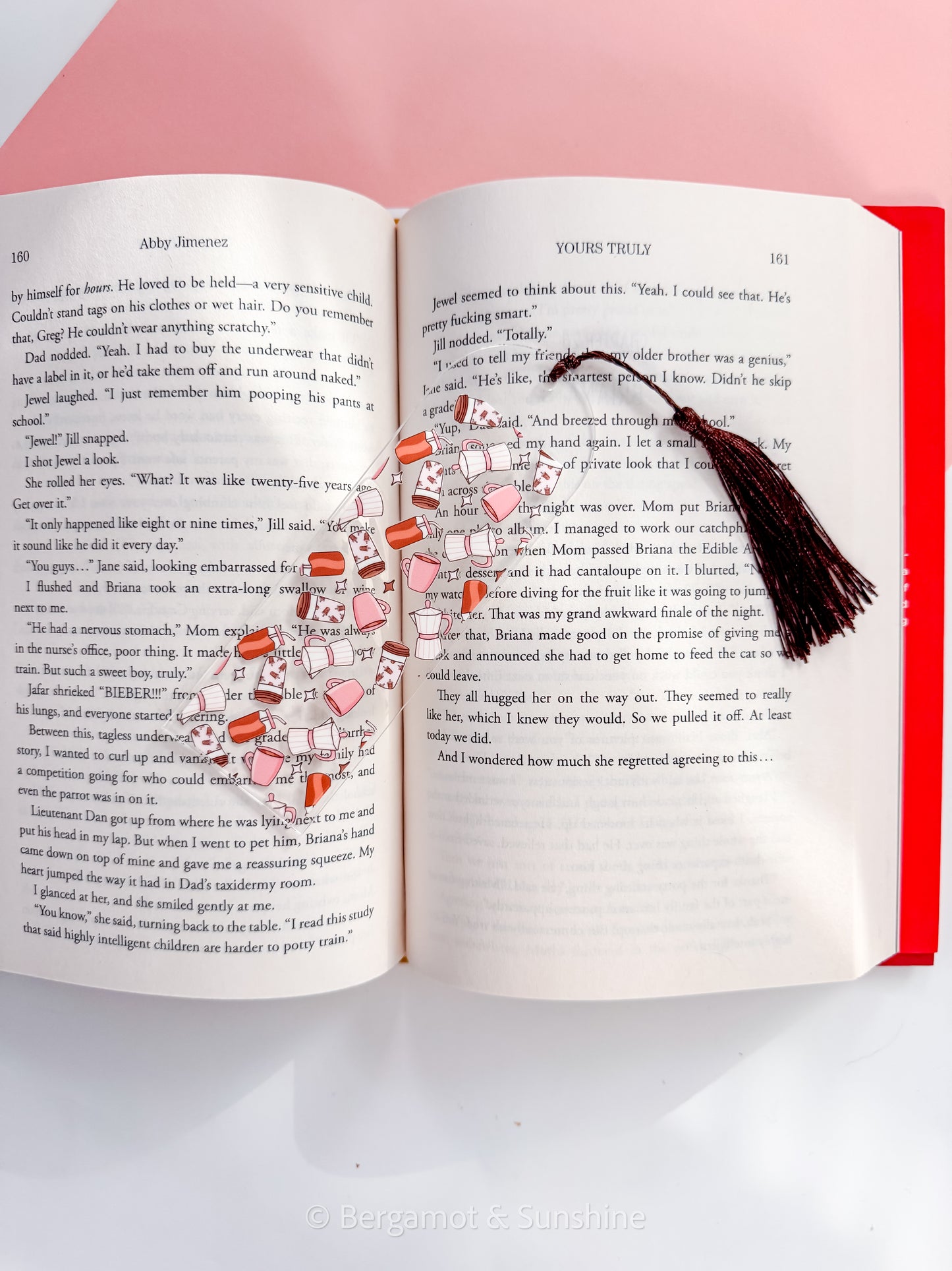Coffee Lover Acrylic Bookmark