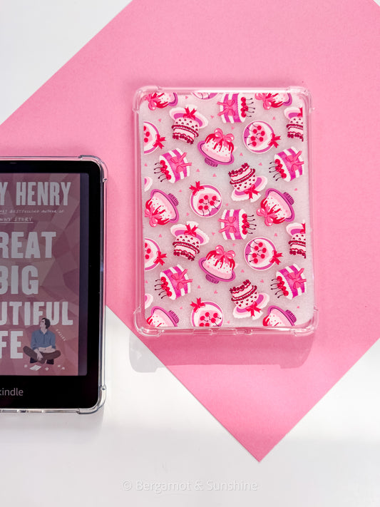 Cherries and Bows Birthday Cake Kindle Case
