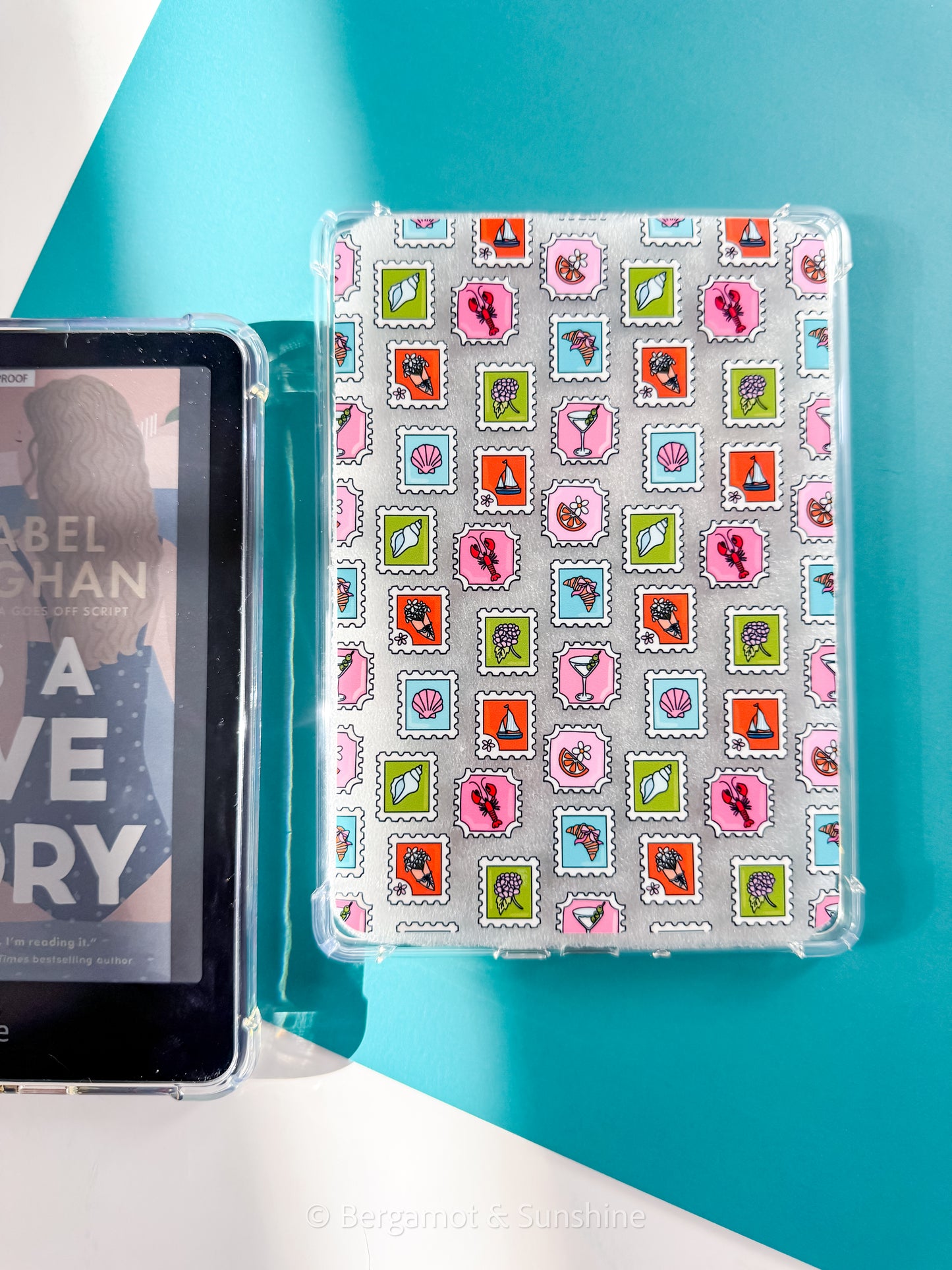 Beach Stamps Kindle Case