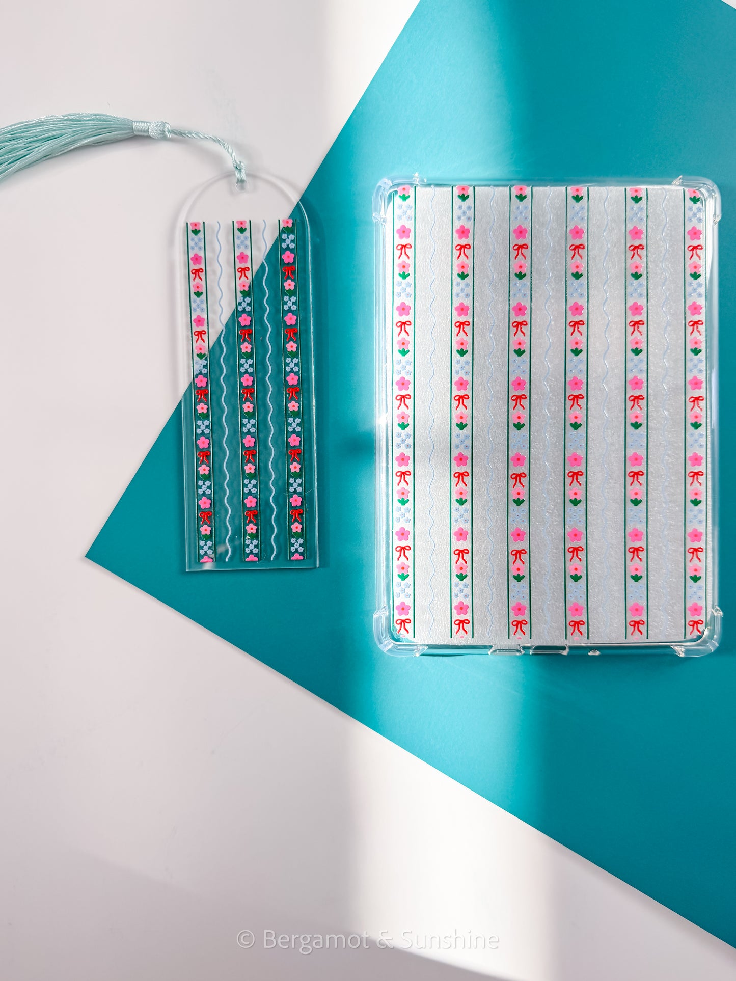Vertical Flowers Bookmark