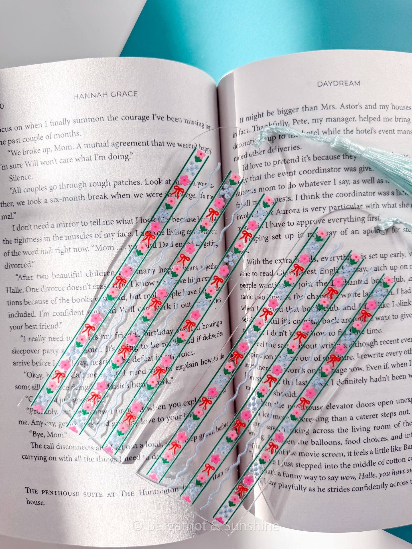 Vertical Flowers Bookmark