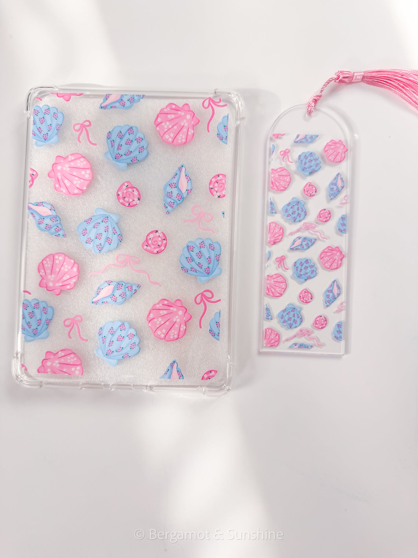 Coquette Sea Shells Acrylic Bookmark