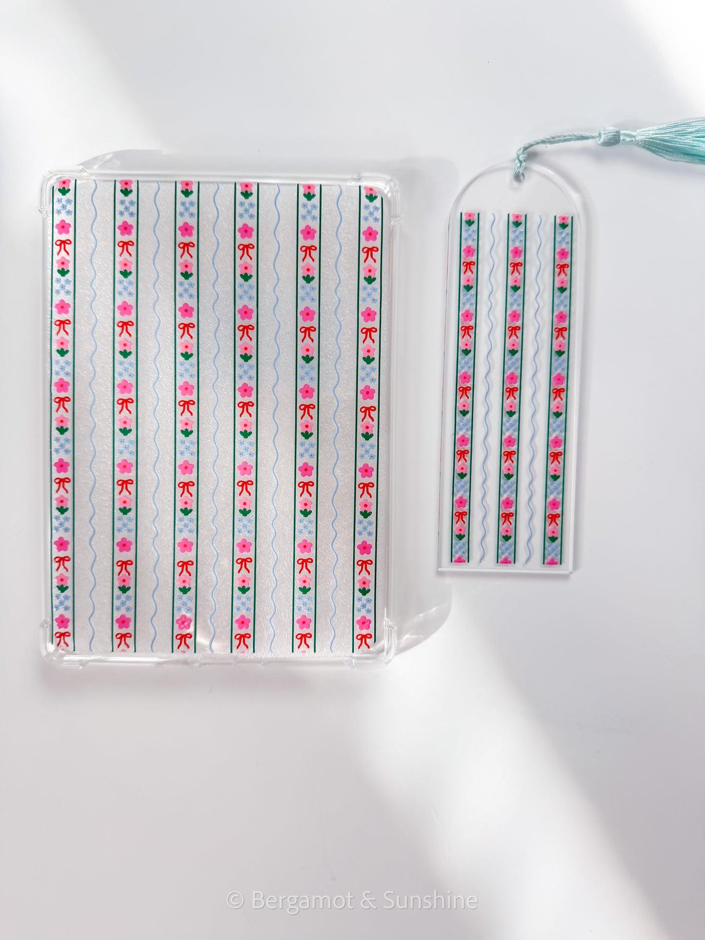 Vertical Flowers Kindle Case