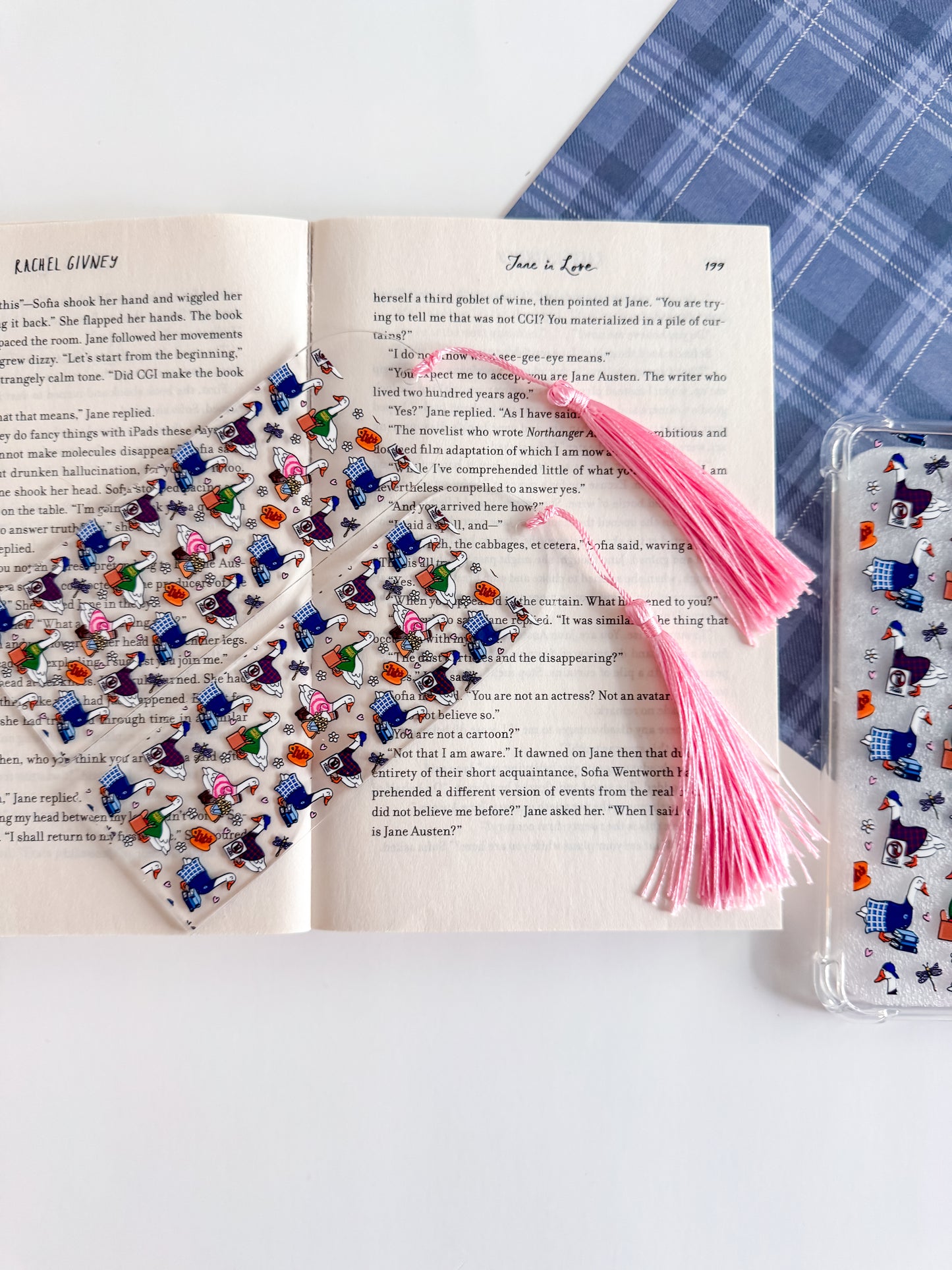 G.G. Geese Kindle Case and/or Bookmark [Combined Listing] – Bookish E-Reader Cover