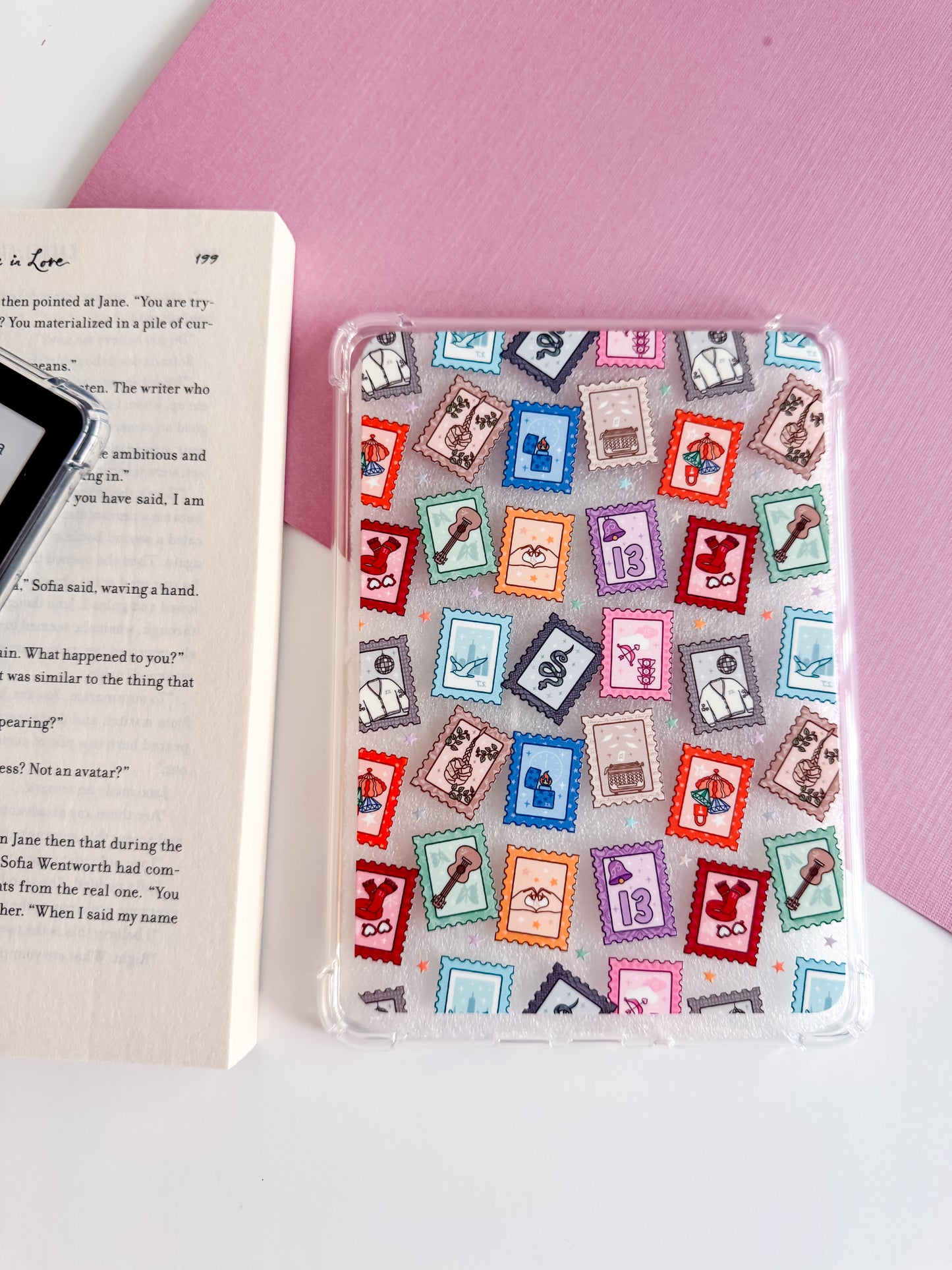 T.S. Stamps T/L/OA/S Kindle Case