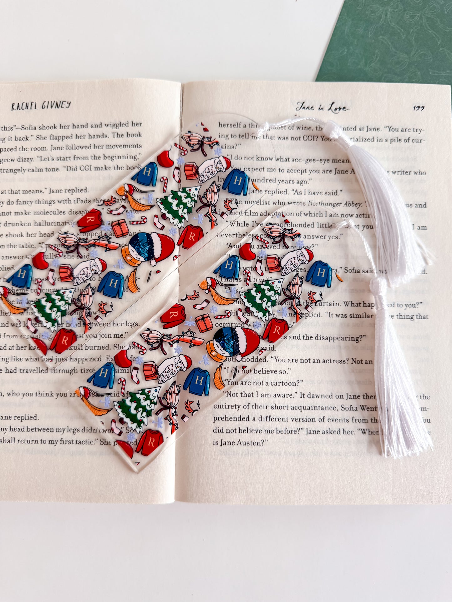 H.P. Wizard Christmas Bookmark
