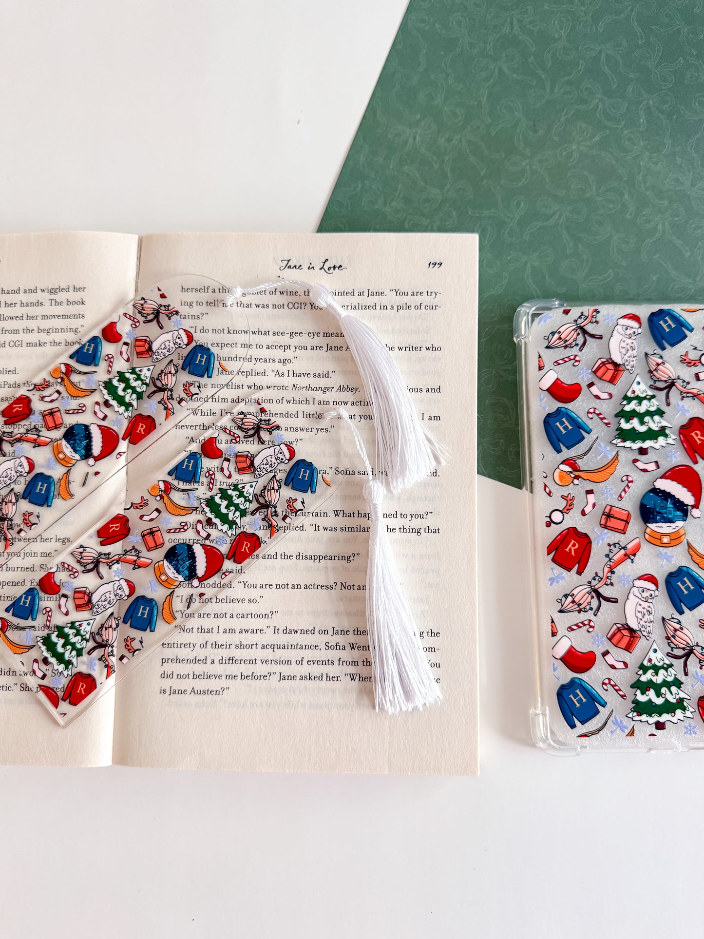 H.P. Wizard Christmas Bookmark