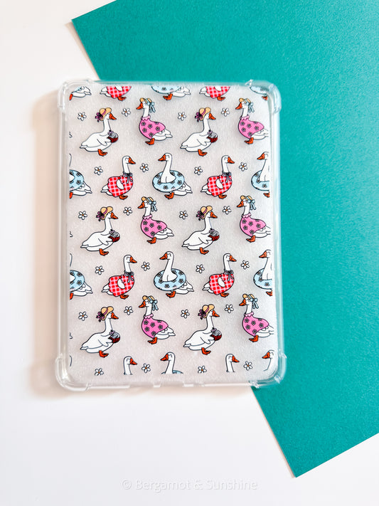 Poolside Geese Kindle Case