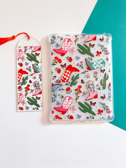 Boot Scootin' Kindle Case and/or Bookmark [Combined Listing] – Country E-Reader Cover