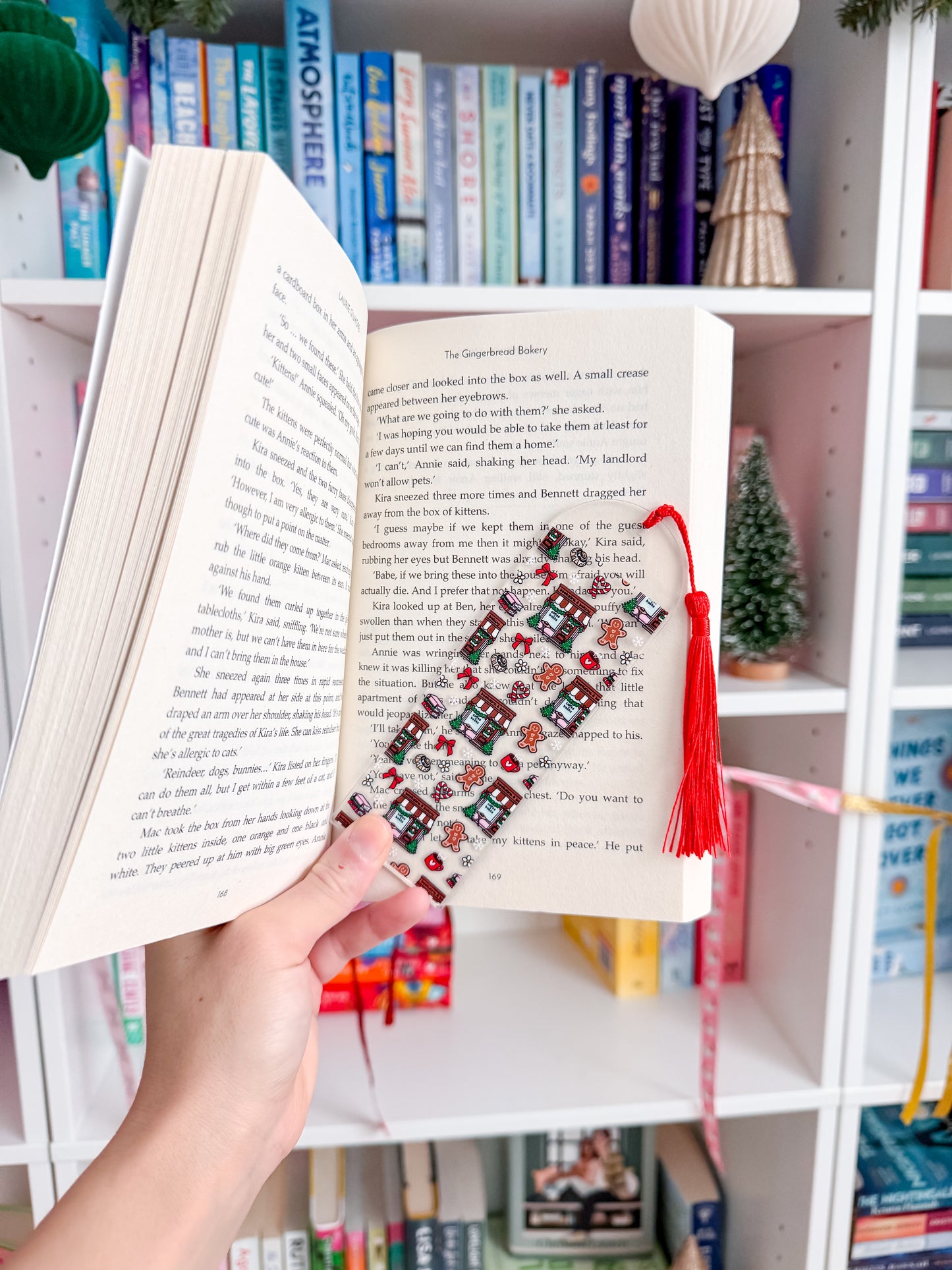 Dream Harbor Cozy Christmas Kindle Case and/or Bookmark [Combined Listing]
