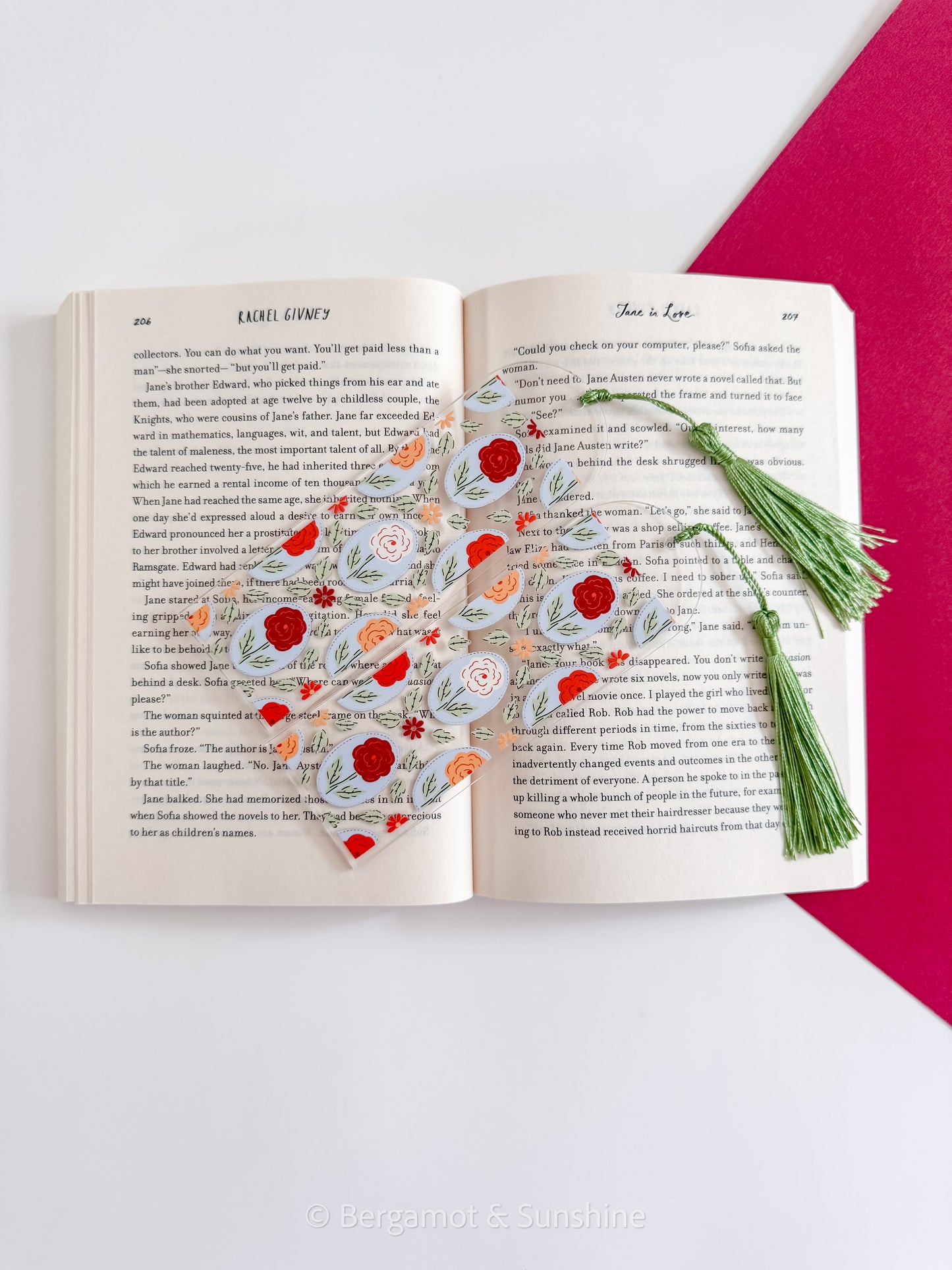Rose Garden Cameo Kindle Case and/or Bookmark [Combined Listing]