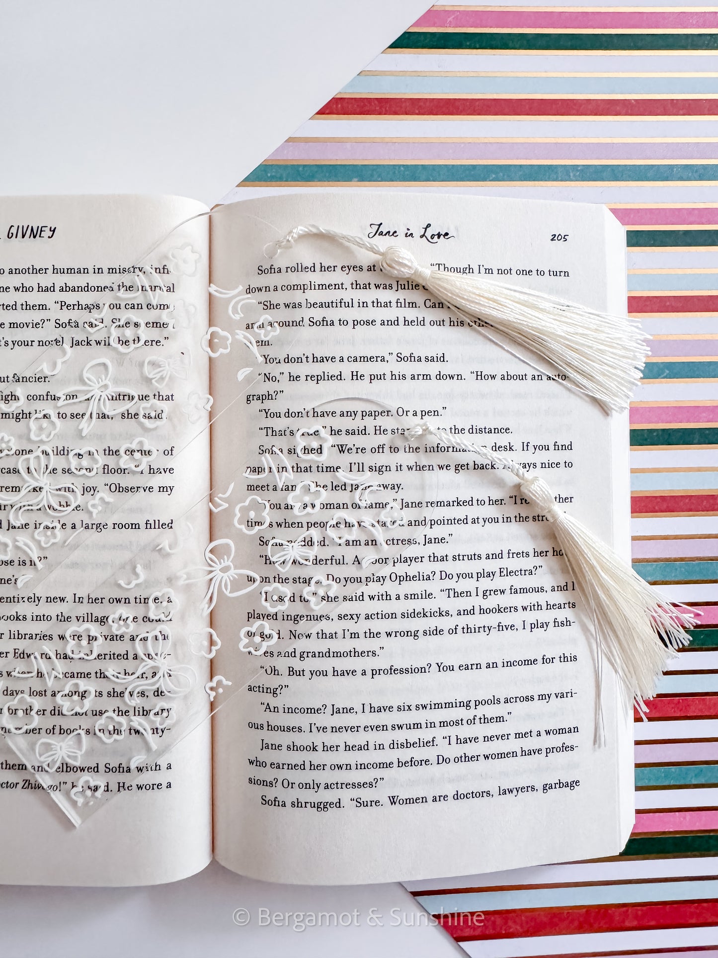Whimsical Bows Kindle Case and/or Bookmark [Combined Listing] – Coquette E-Reader Cover