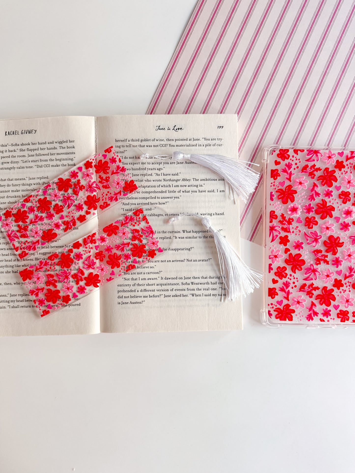 Blush Garden Bookmark