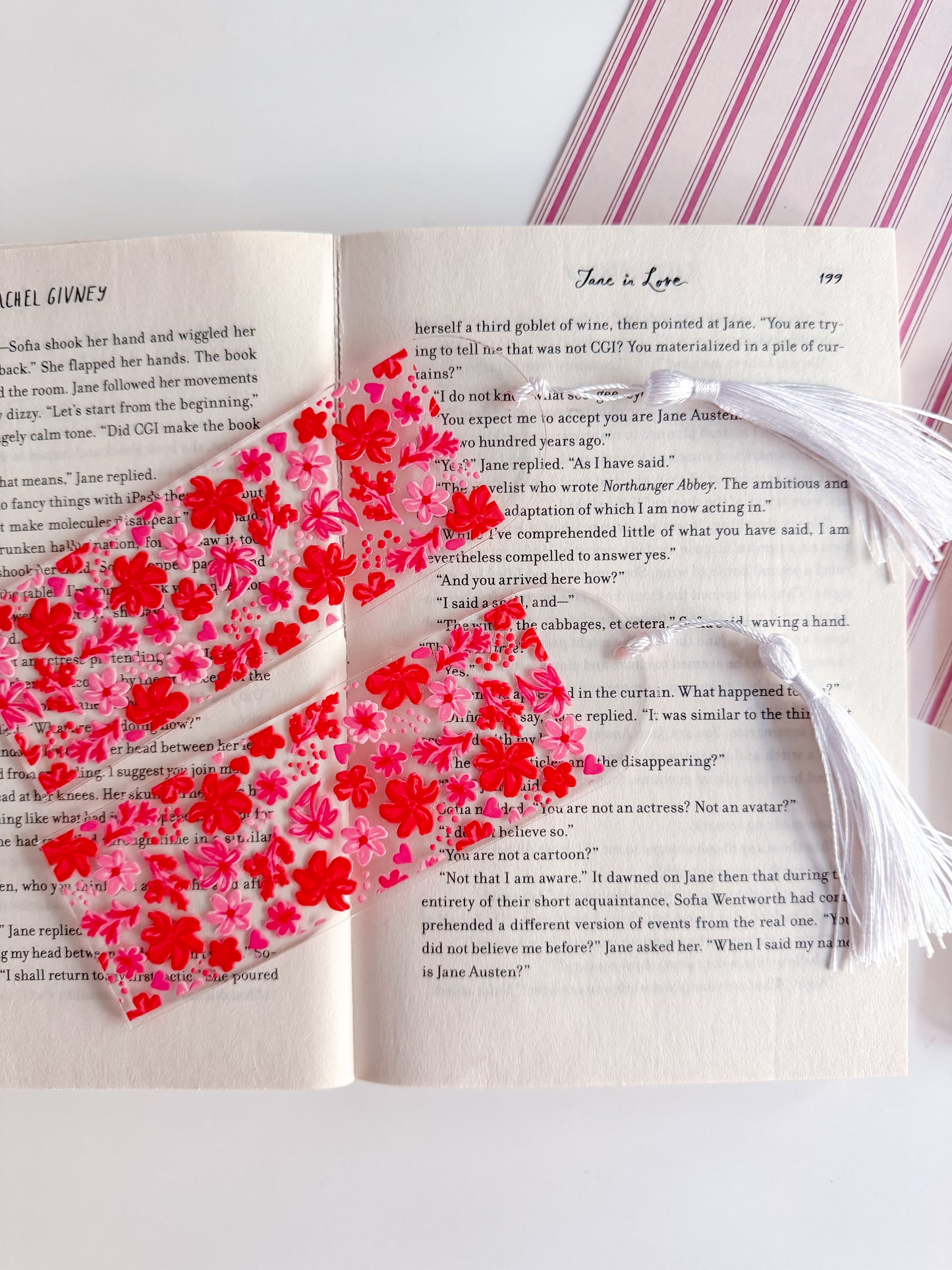 Blush Garden Bookmark