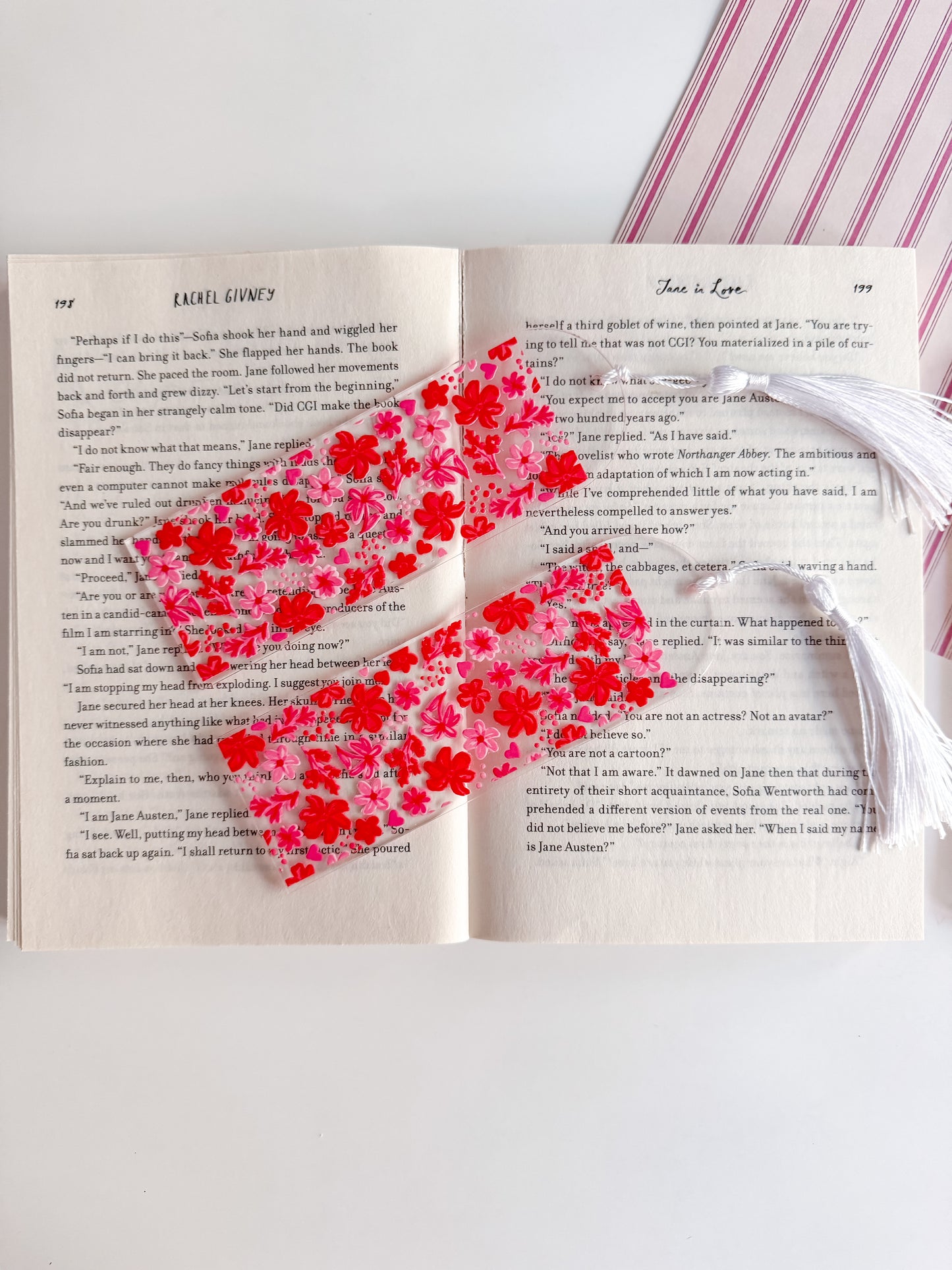 Blush Garden Bookmark