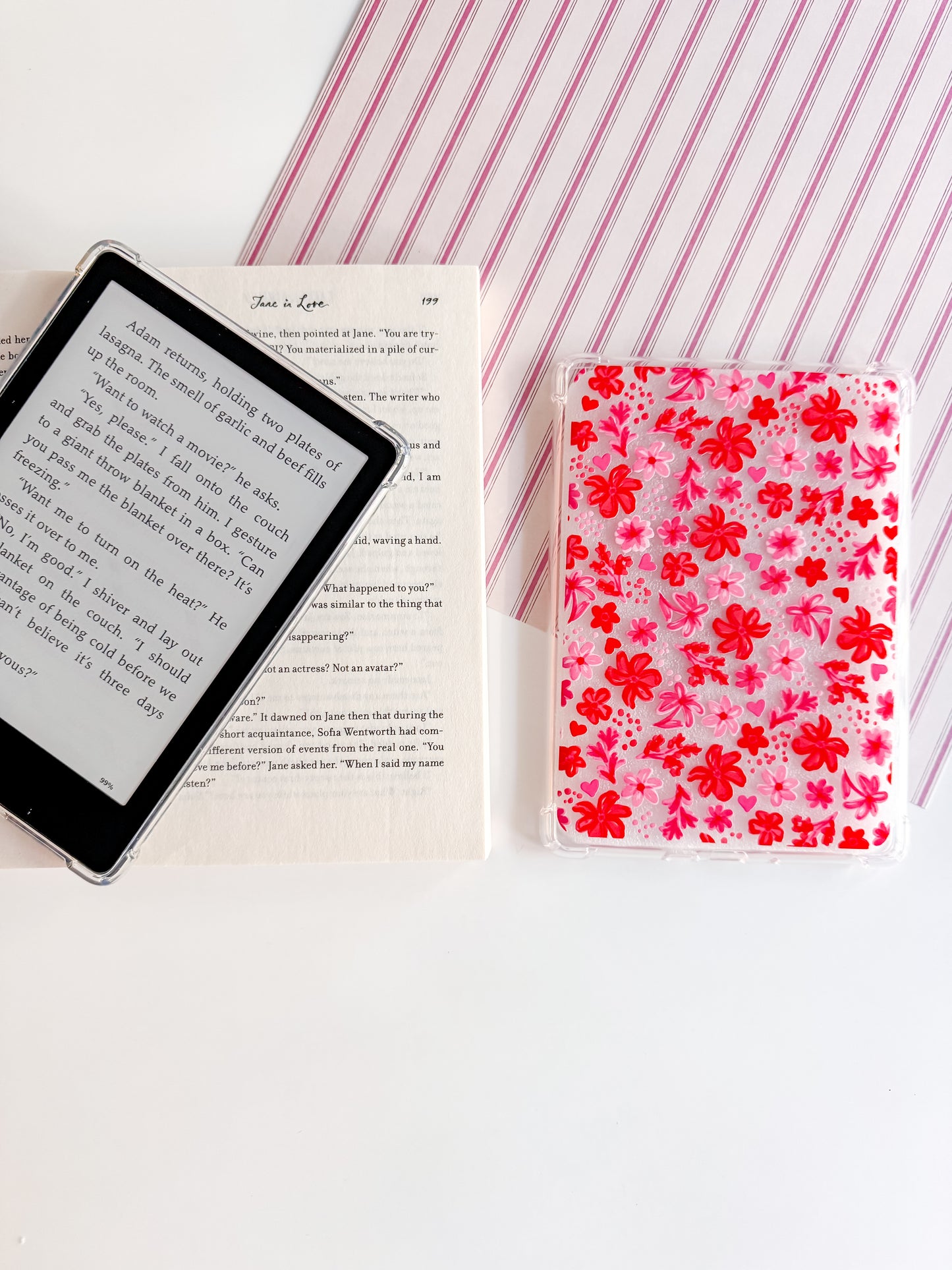 Blush Garden Kindle Case