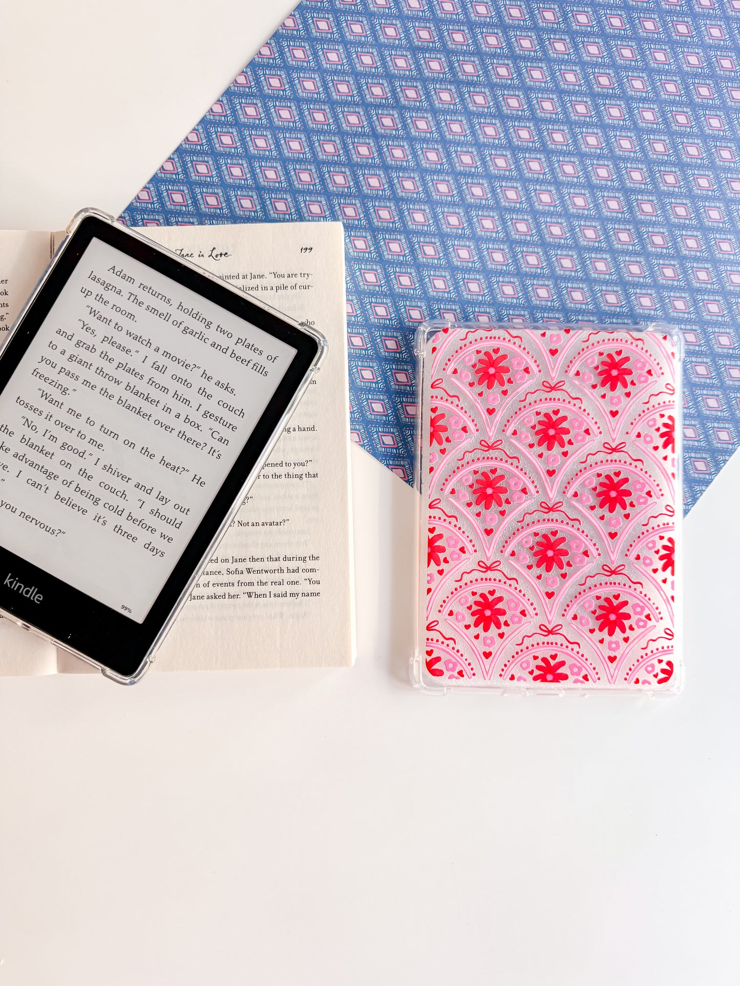 Sweetheart Fan Lace Kindle Case