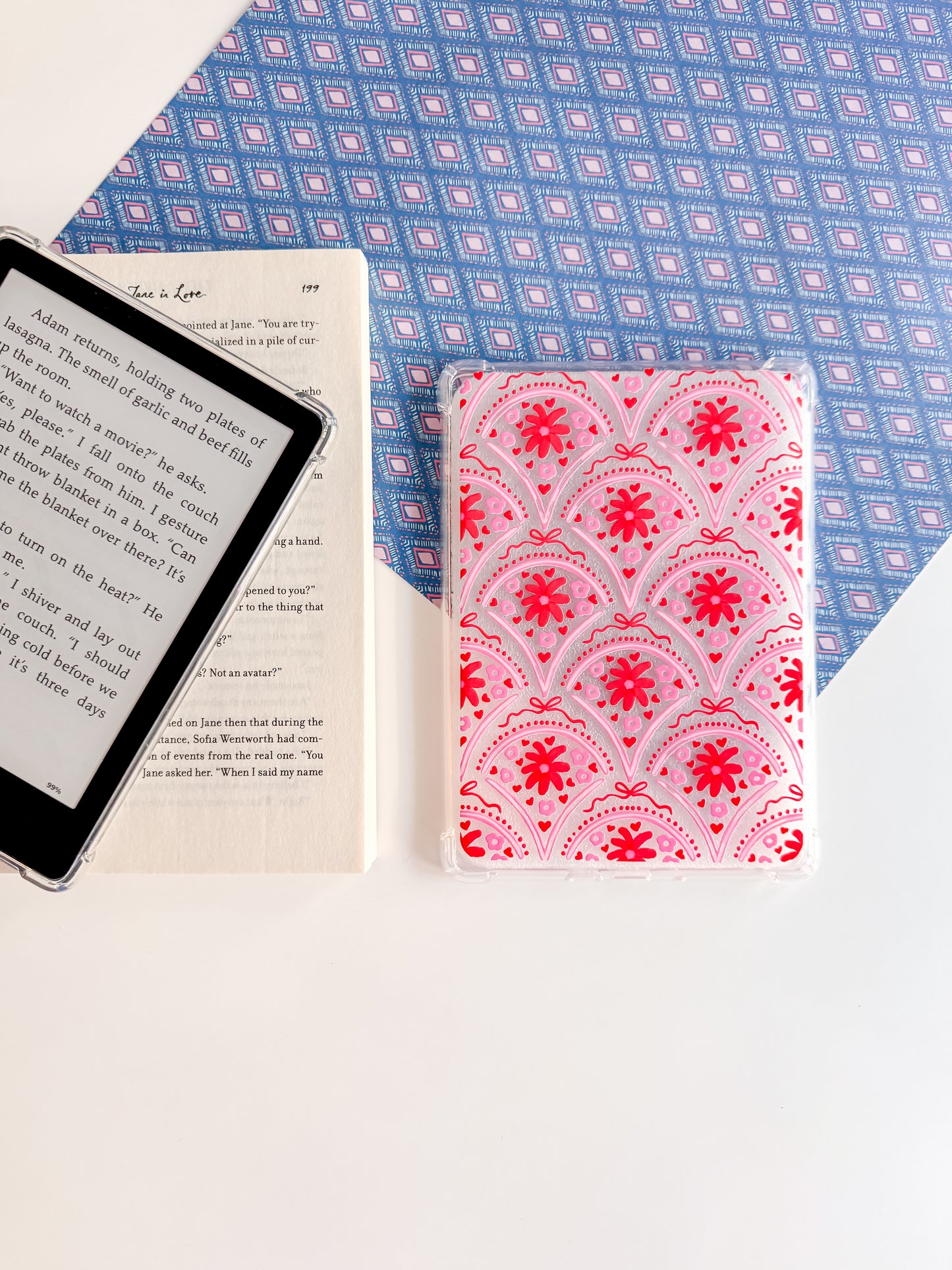 Sweetheart Fan Lace Kindle Case