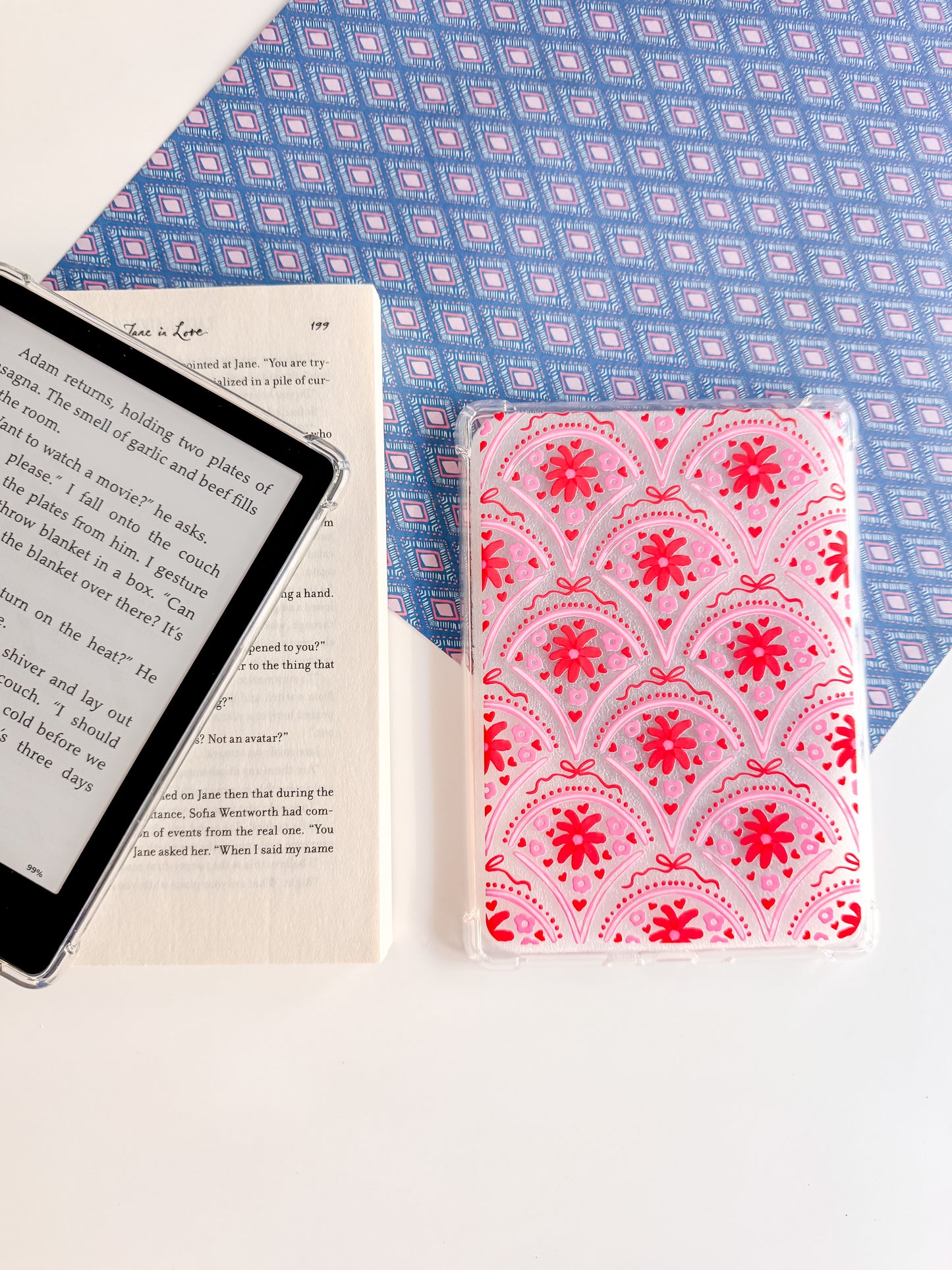 Sweetheart Fan Lace Kindle Case