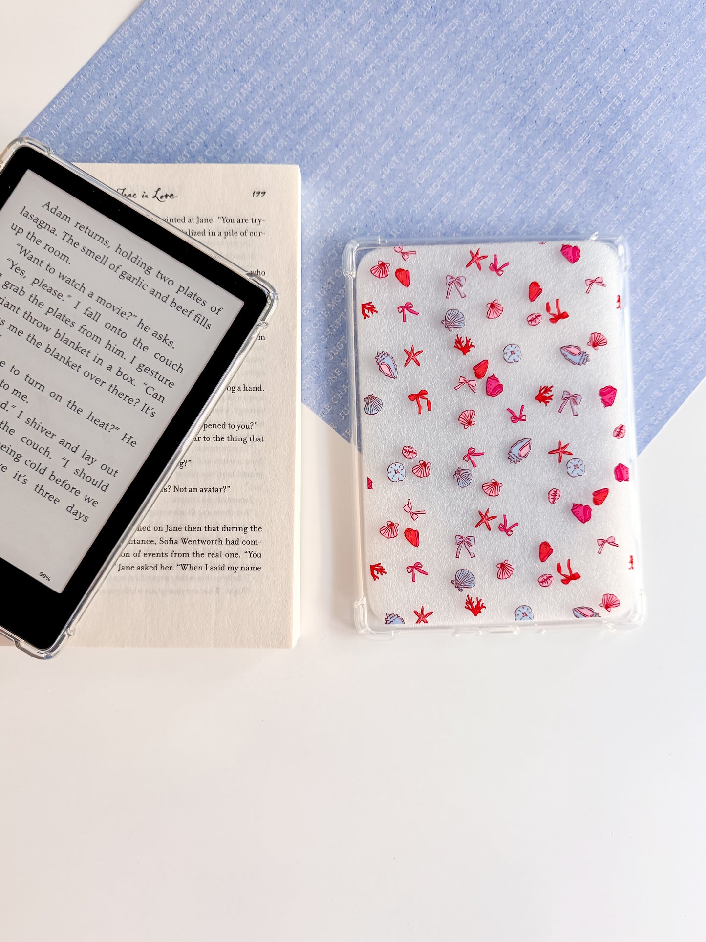Seaside Valentine Kindle Case