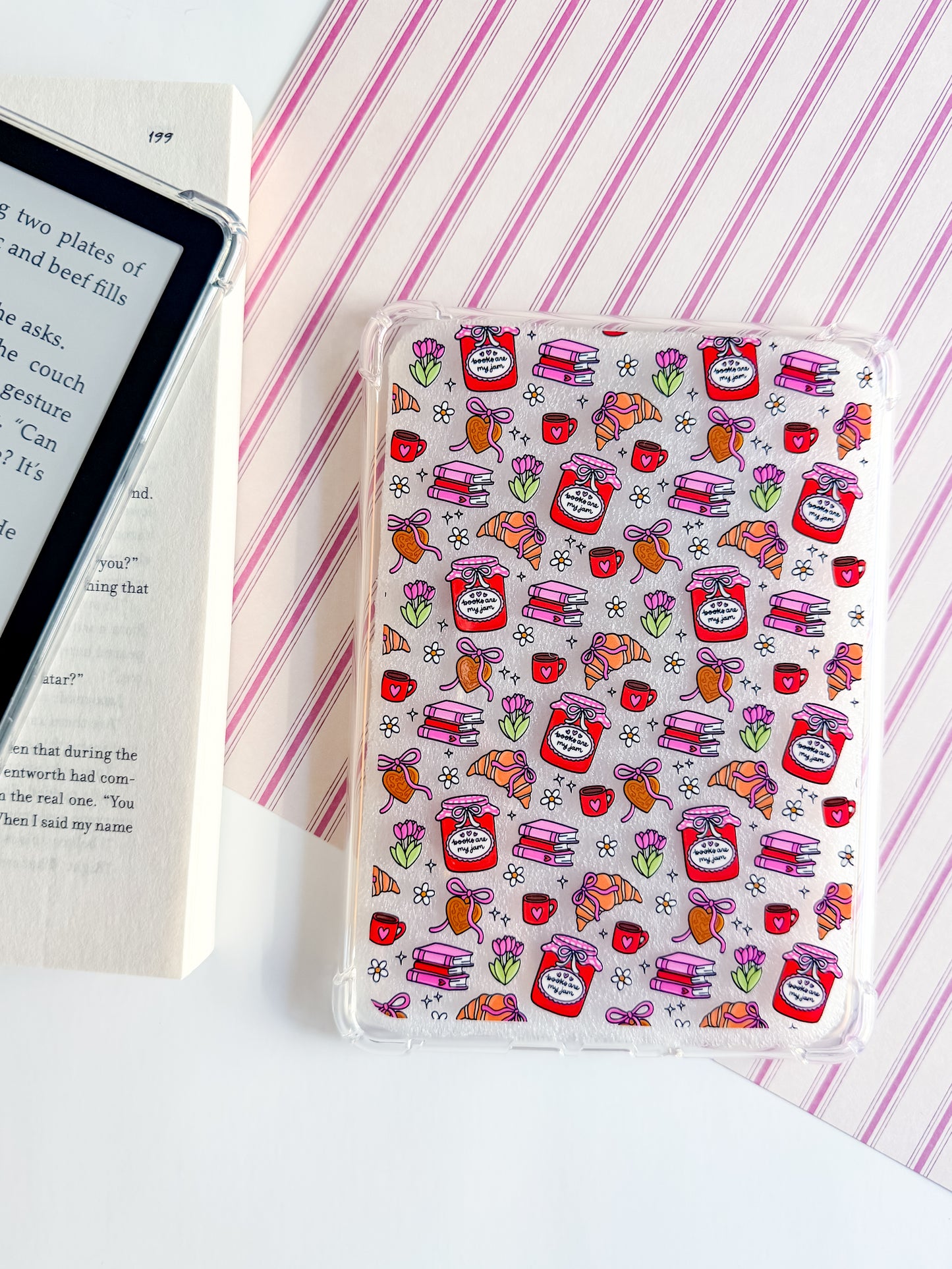 Books are my Jam Kindle Case