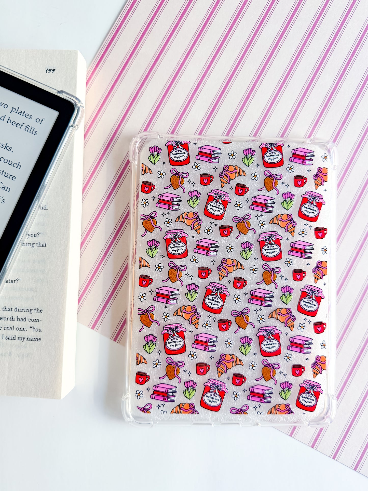 Books are my Jam Kindle Case