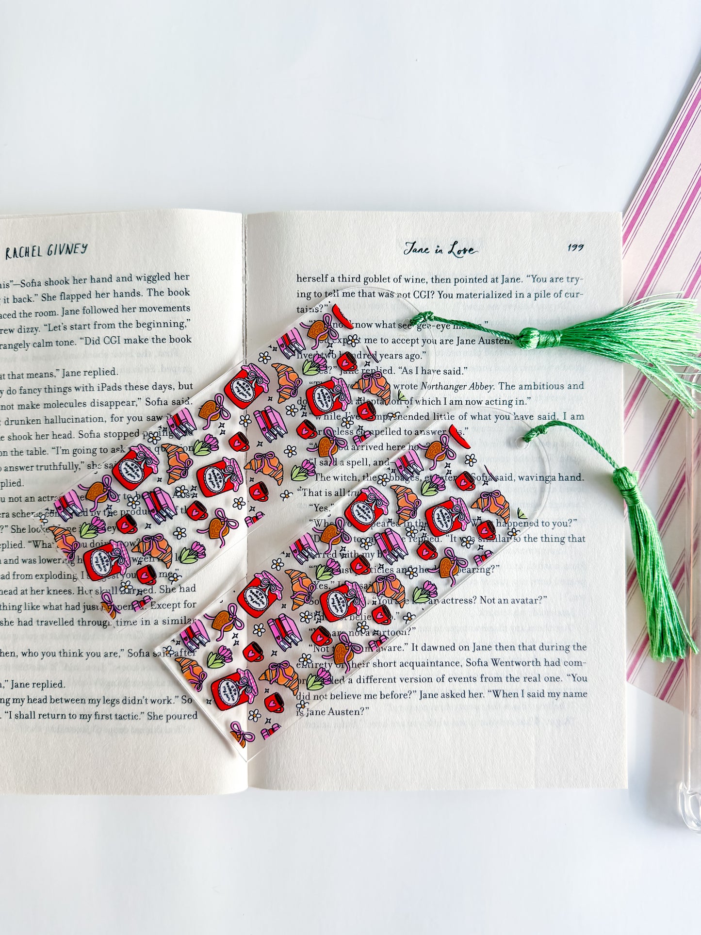 Books are my Jam Kindle Case and/or Bookmark [Combined Listing]