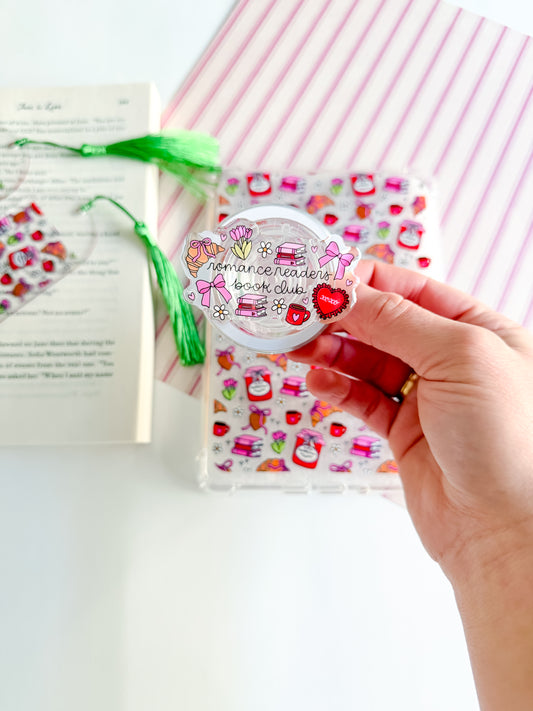 Romance Readers Book Club Magsafe Phone and E reader Grip