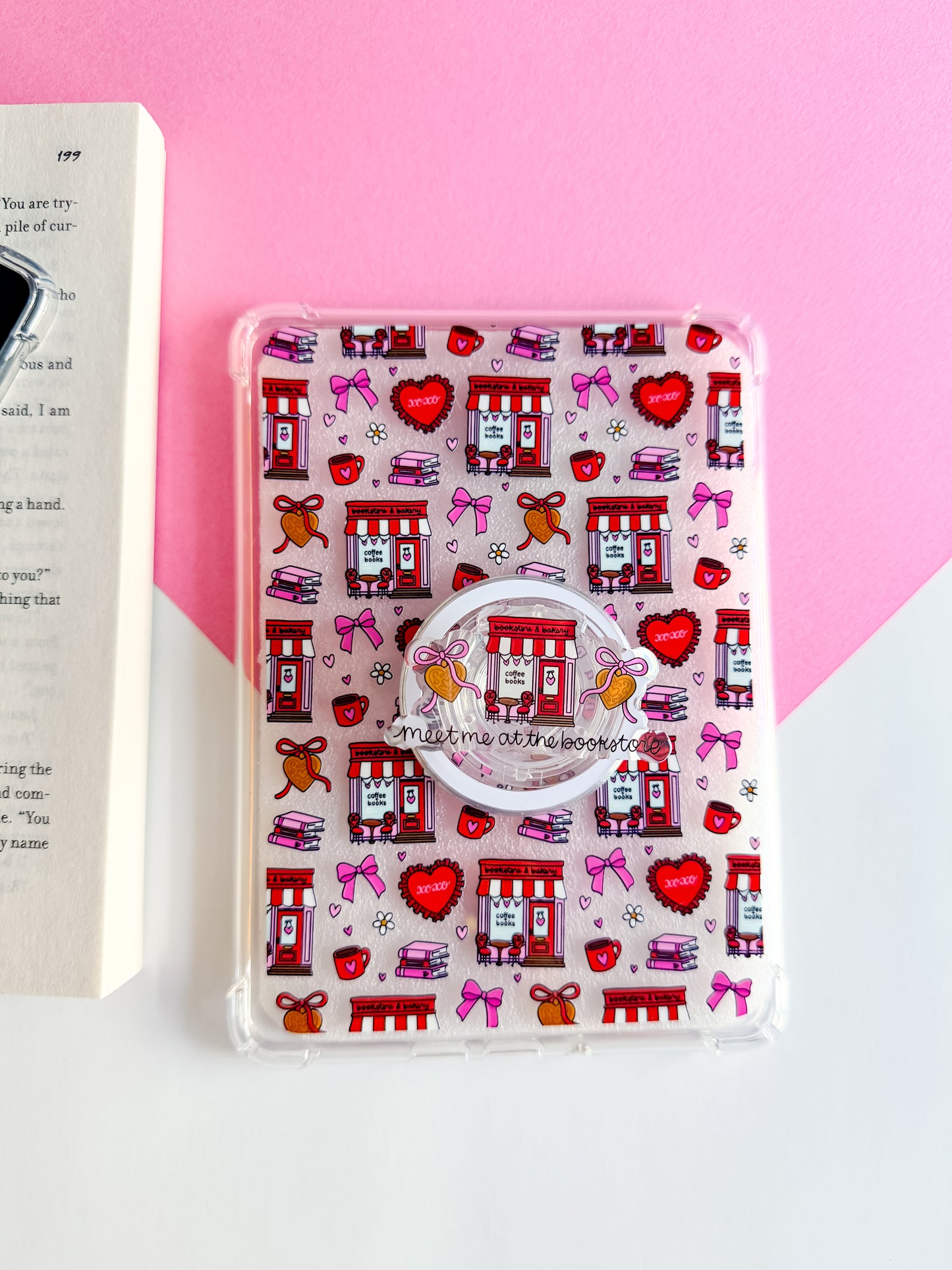 Dream Harbor - Meet me at the Bookstore Magsafe Phone and E reader Grip