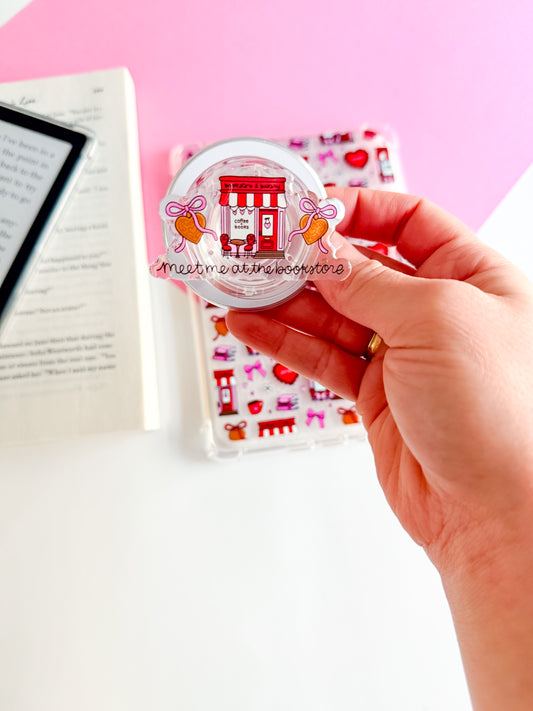 Dream Harbor - Meet me at the Bookstore Magsafe Phone and E reader Grip