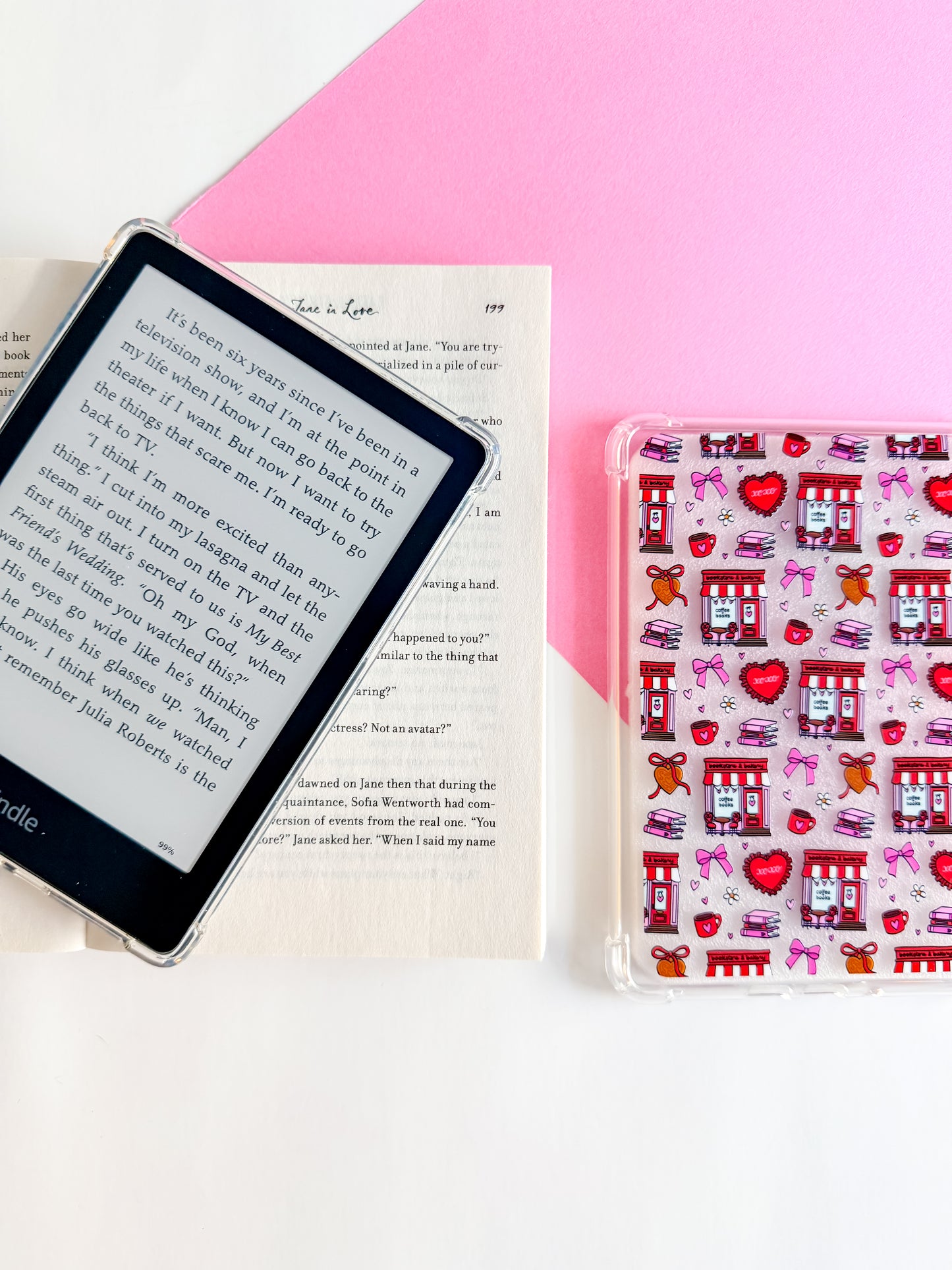 Dream Harbor Valentines Day Kindle Case