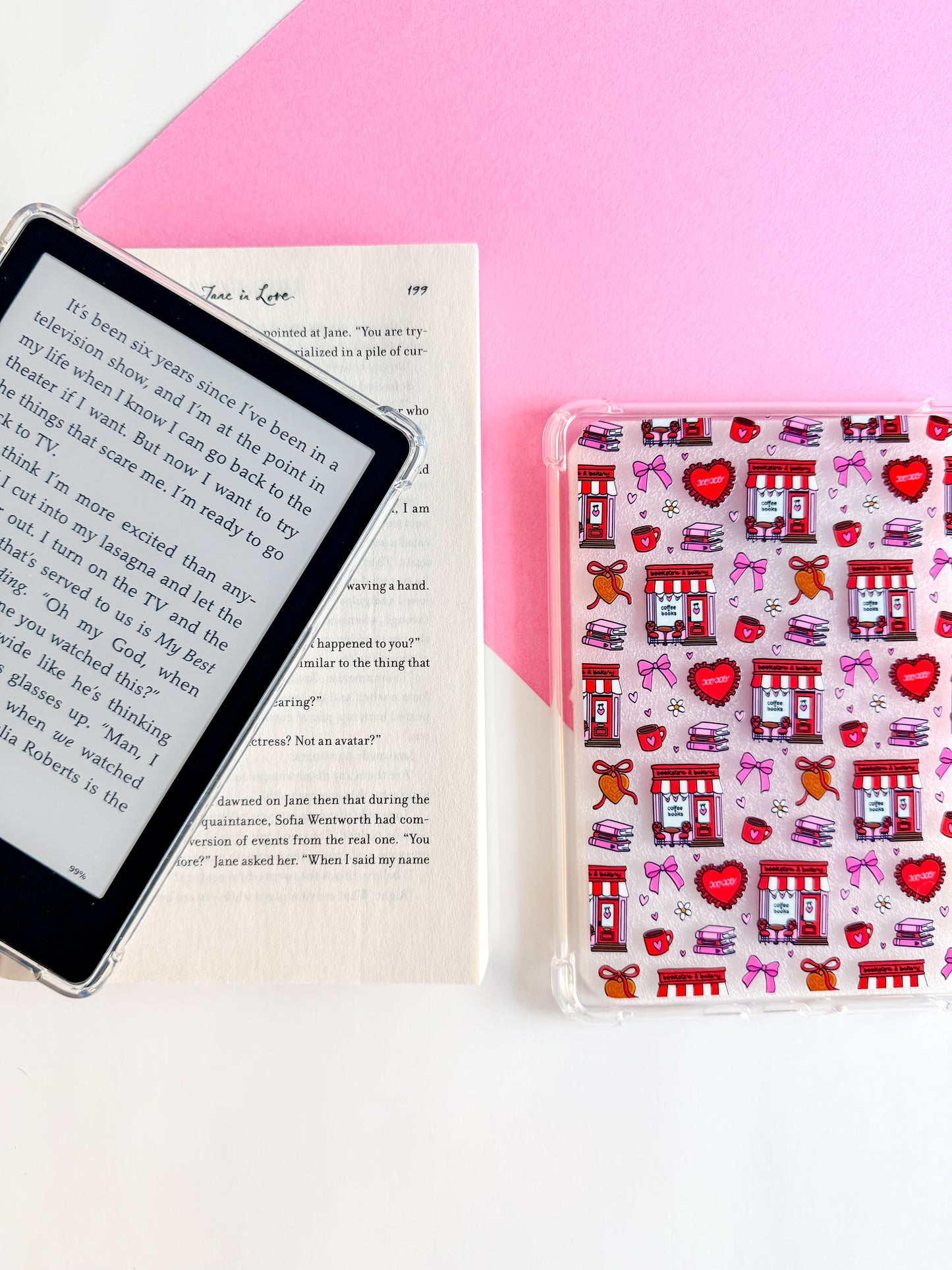 Dream Harbor Valentines Day Kindle Case