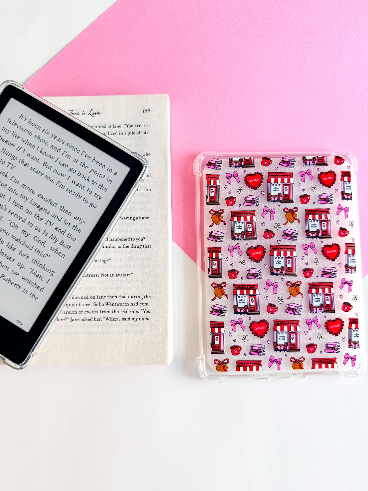 Dream Harbor Valentines Day Kindle Case