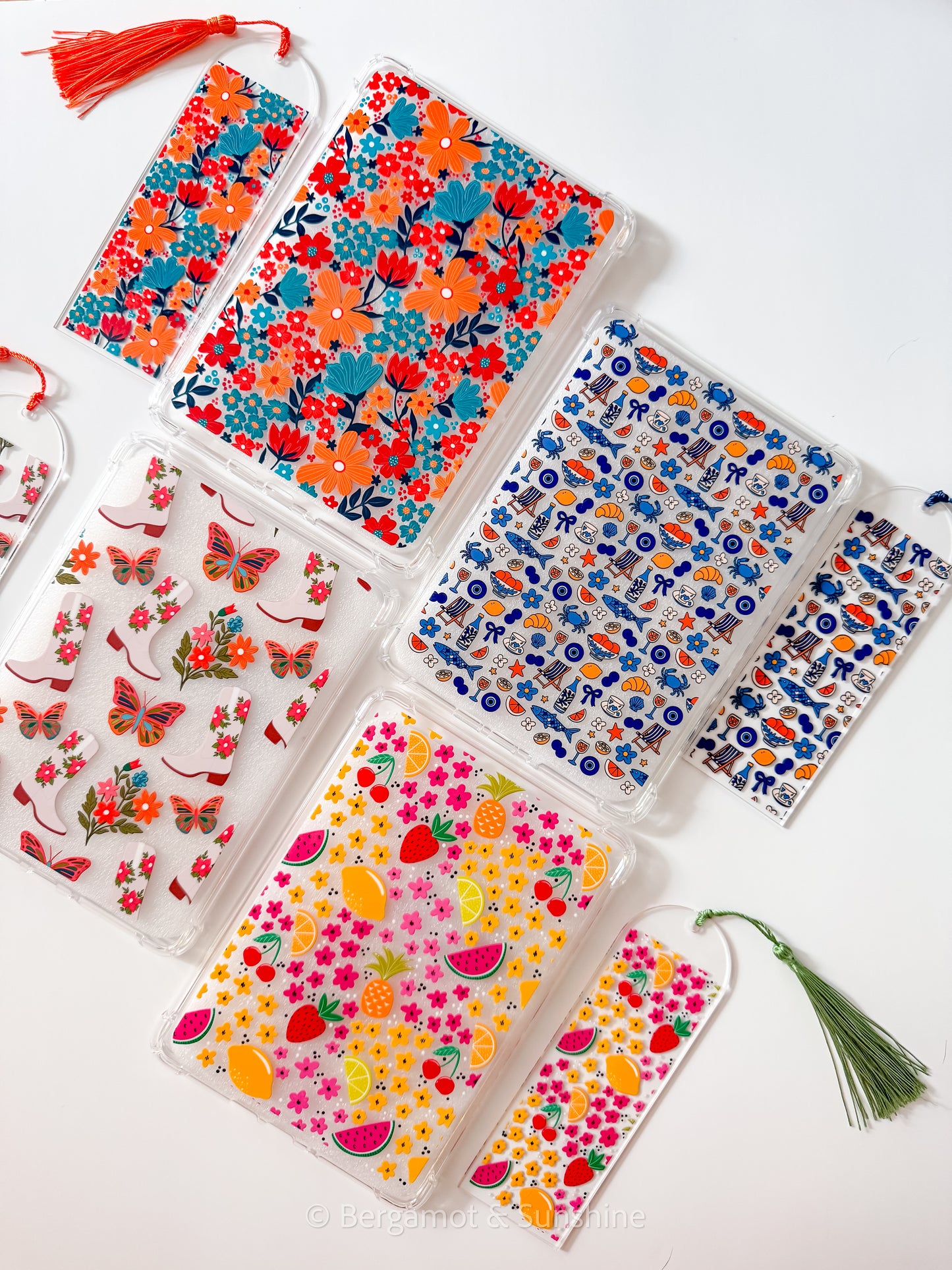 Mediterranean Feast Kindle Case and/or Bookmark [Combined Listing] – Foodie E-Reader Cover