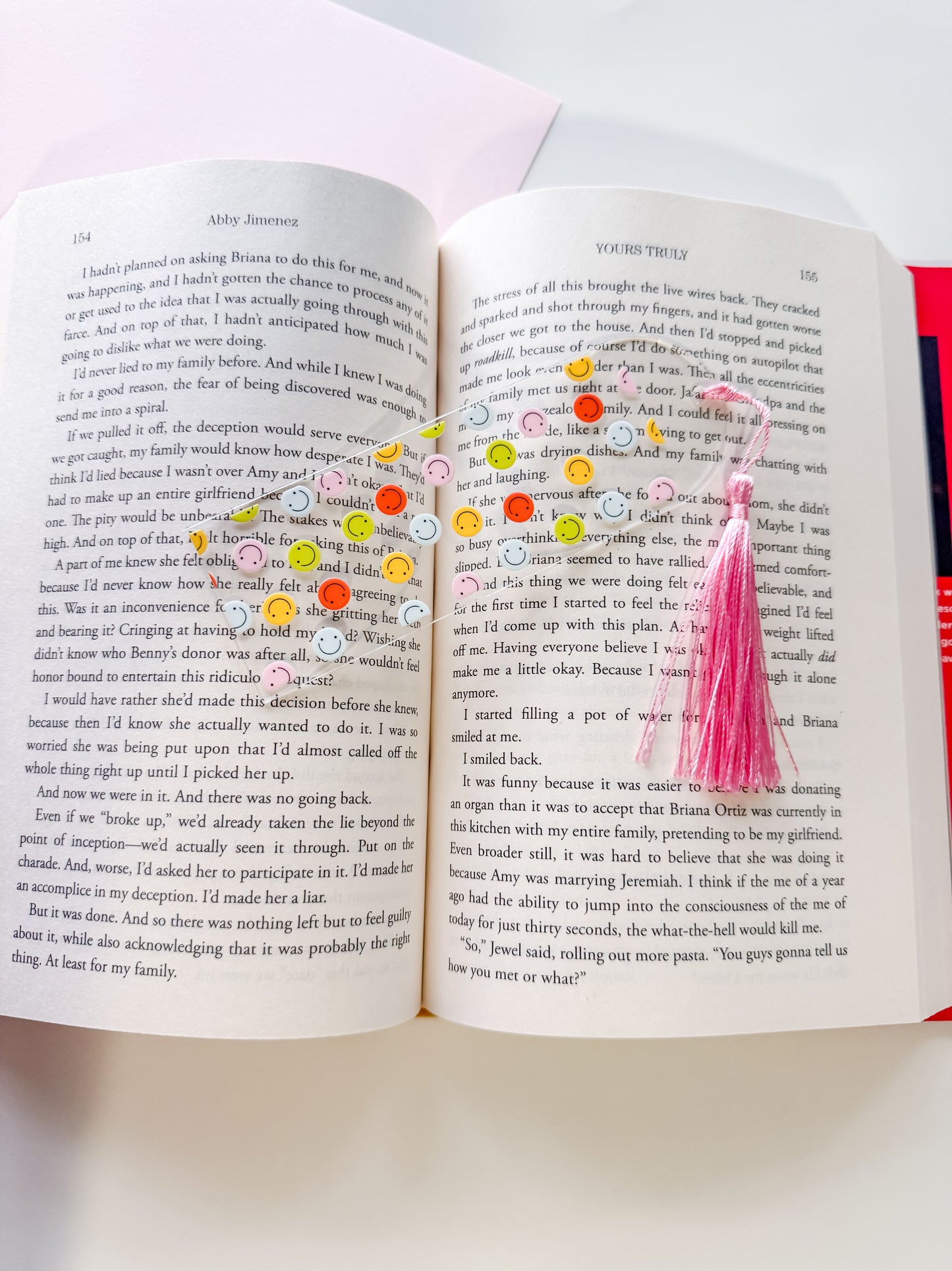 Colorful Happy E Reader Case and/or Bookmark [Combined Listing]