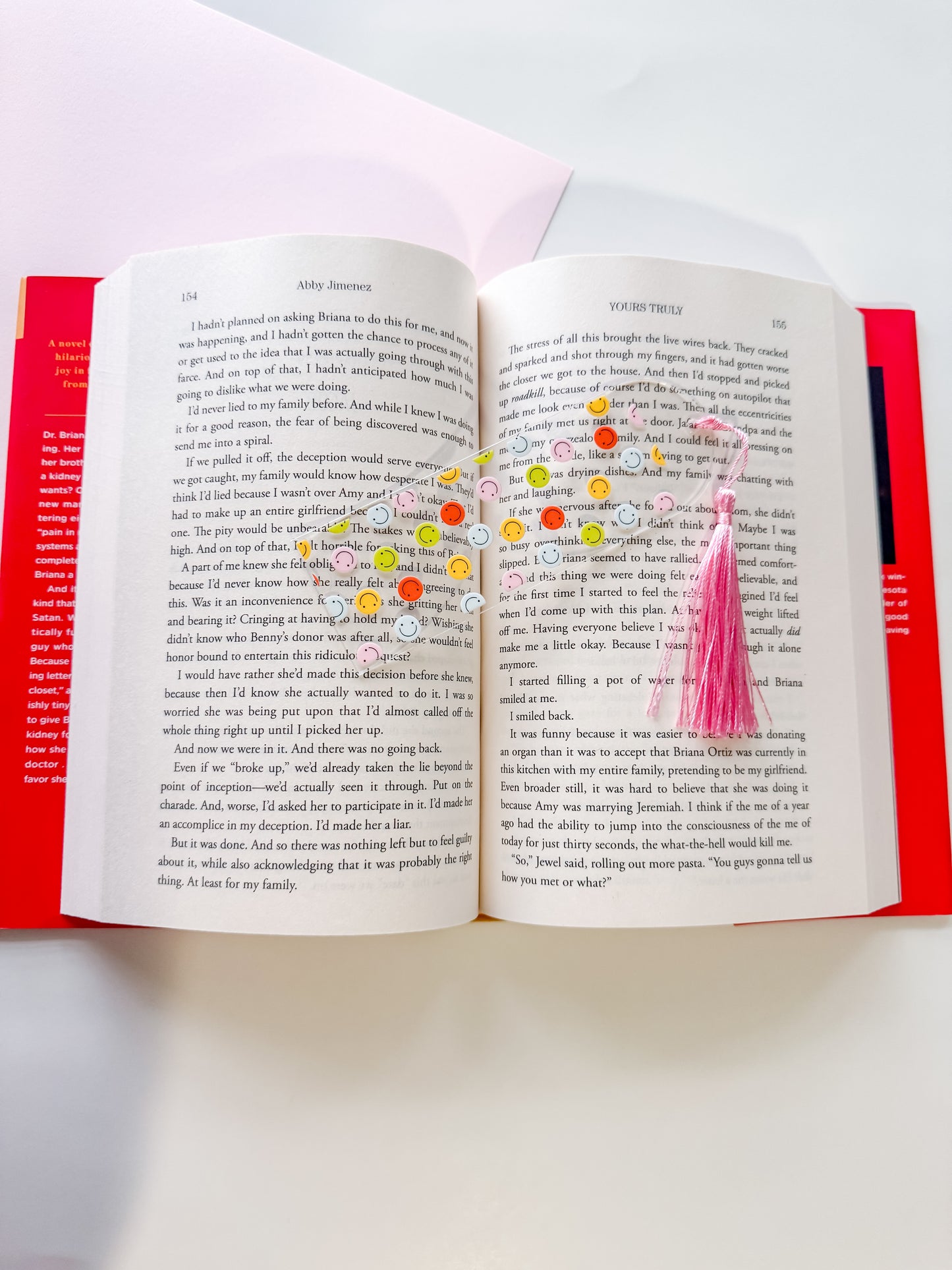 Happy Acrylic Bookmark