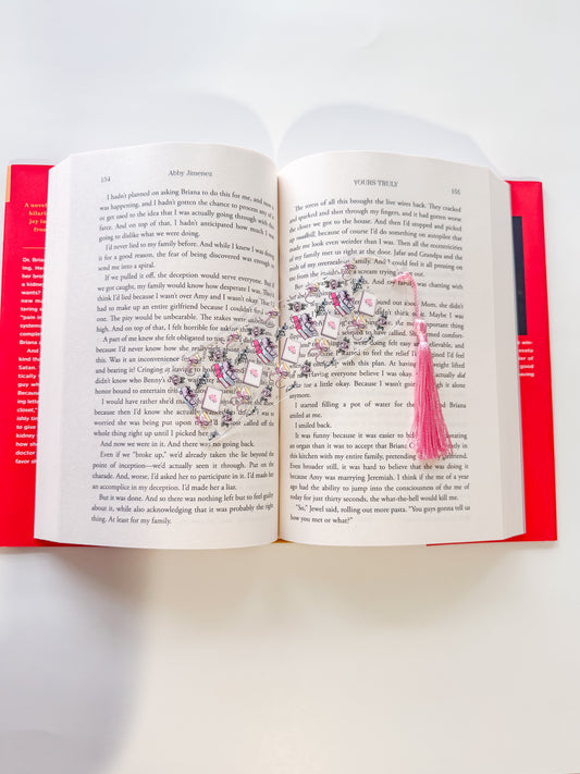 Romance Reader Acrylic Bookmark