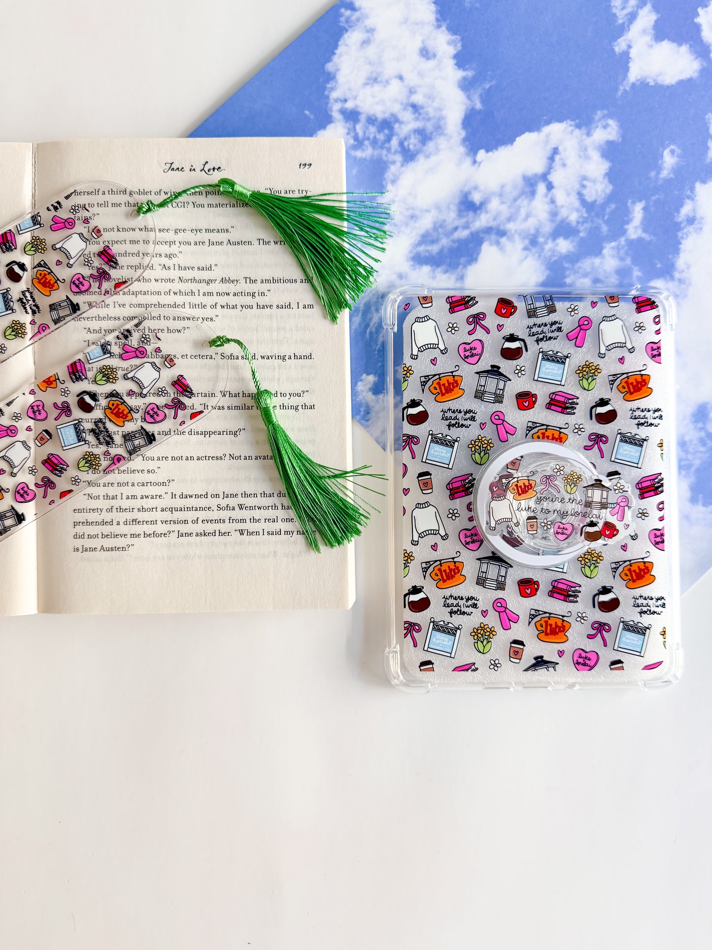 G.G. You're the Luke to my Lorelai MagSafe Phone & E-Reader Grip – Bookish Accessory