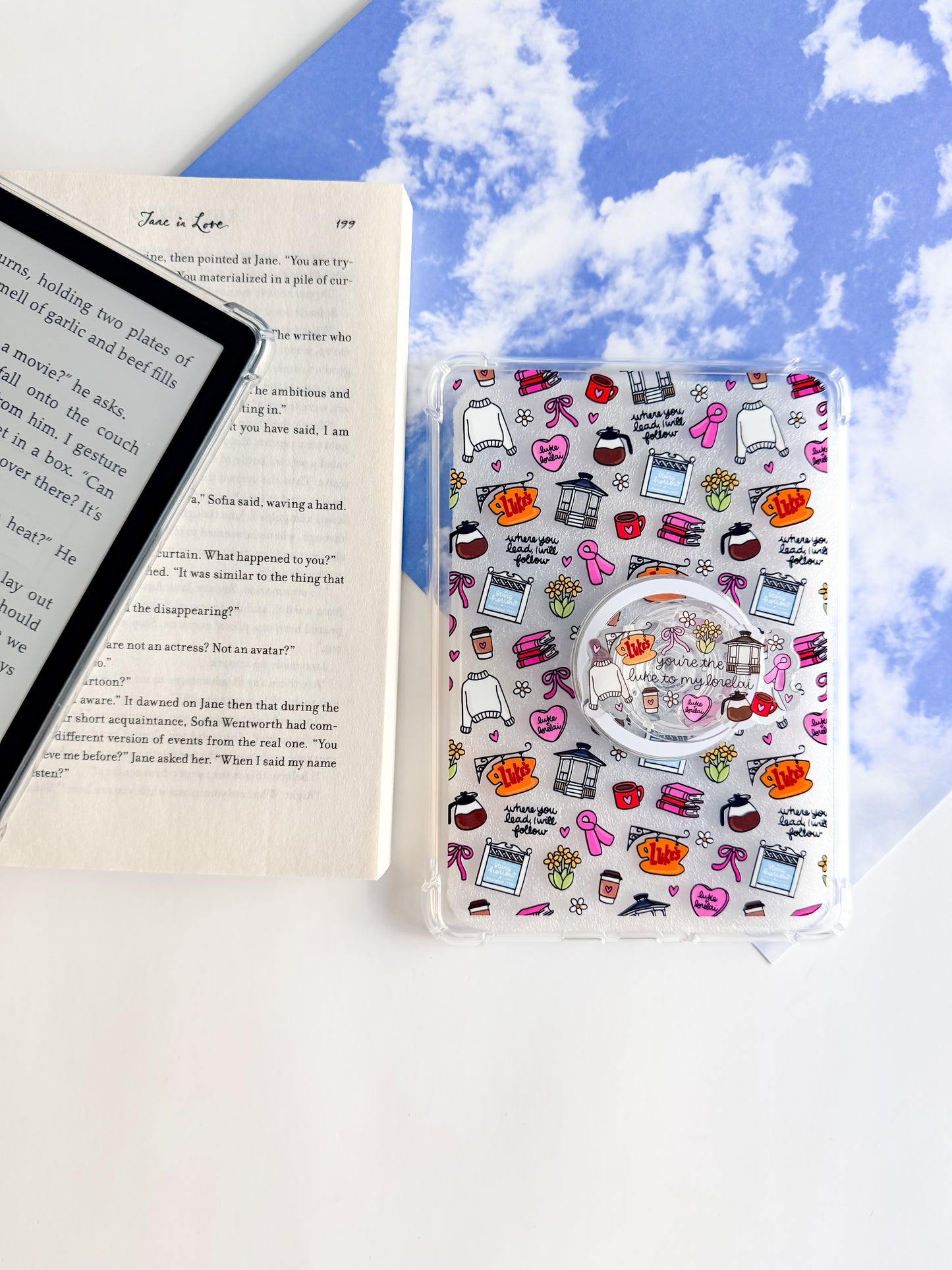 G.G. You're the Luke to my Lorelai MagSafe Phone & E-Reader Grip – Bookish Accessory