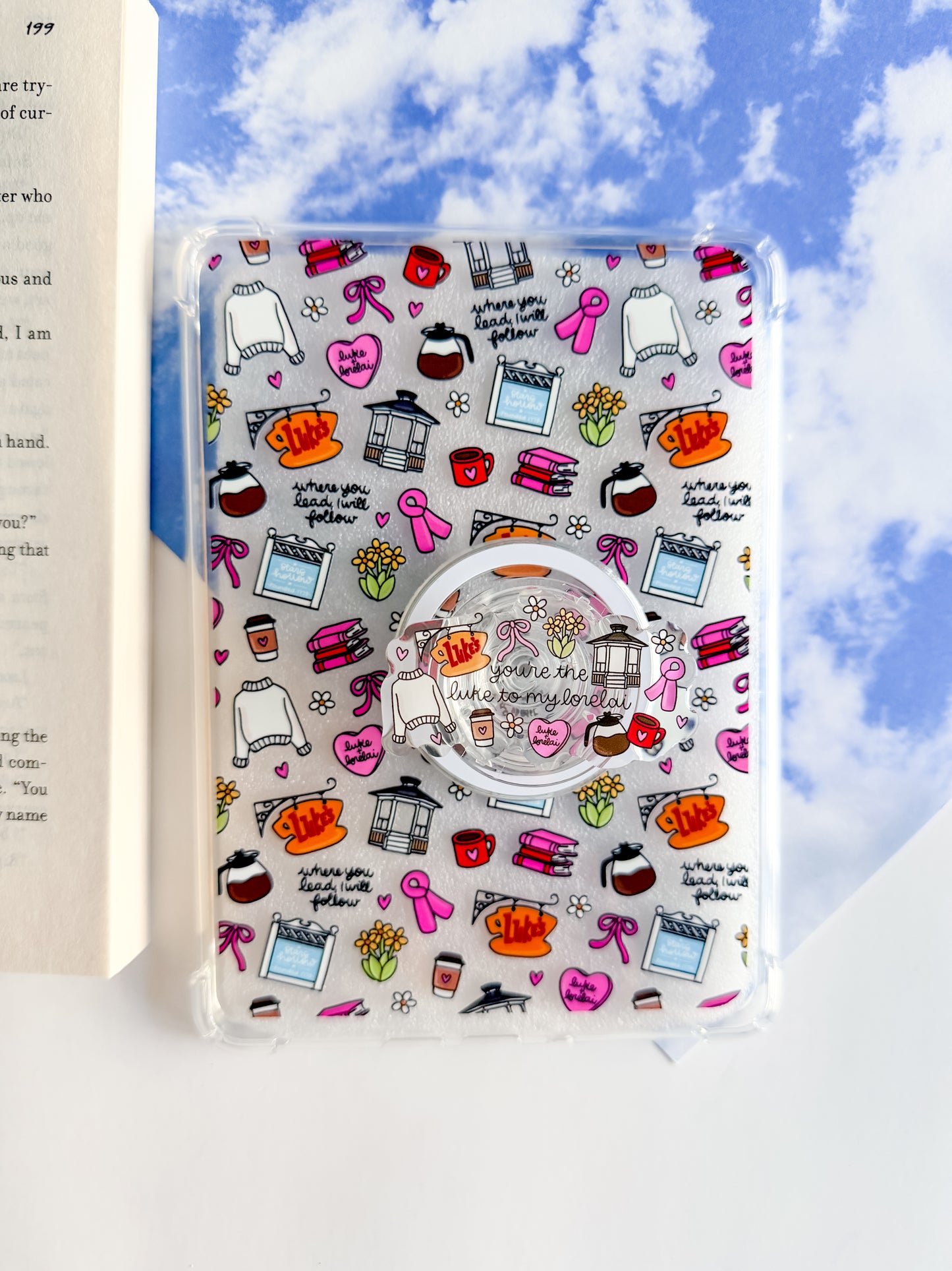 G.G. You're the Luke to my Lorelai MagSafe Phone & E-Reader Grip – Bookish Accessory