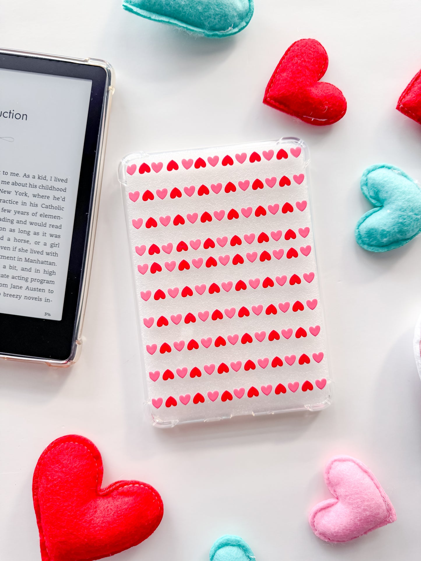 Valentine's Day Hearts Kindle Case