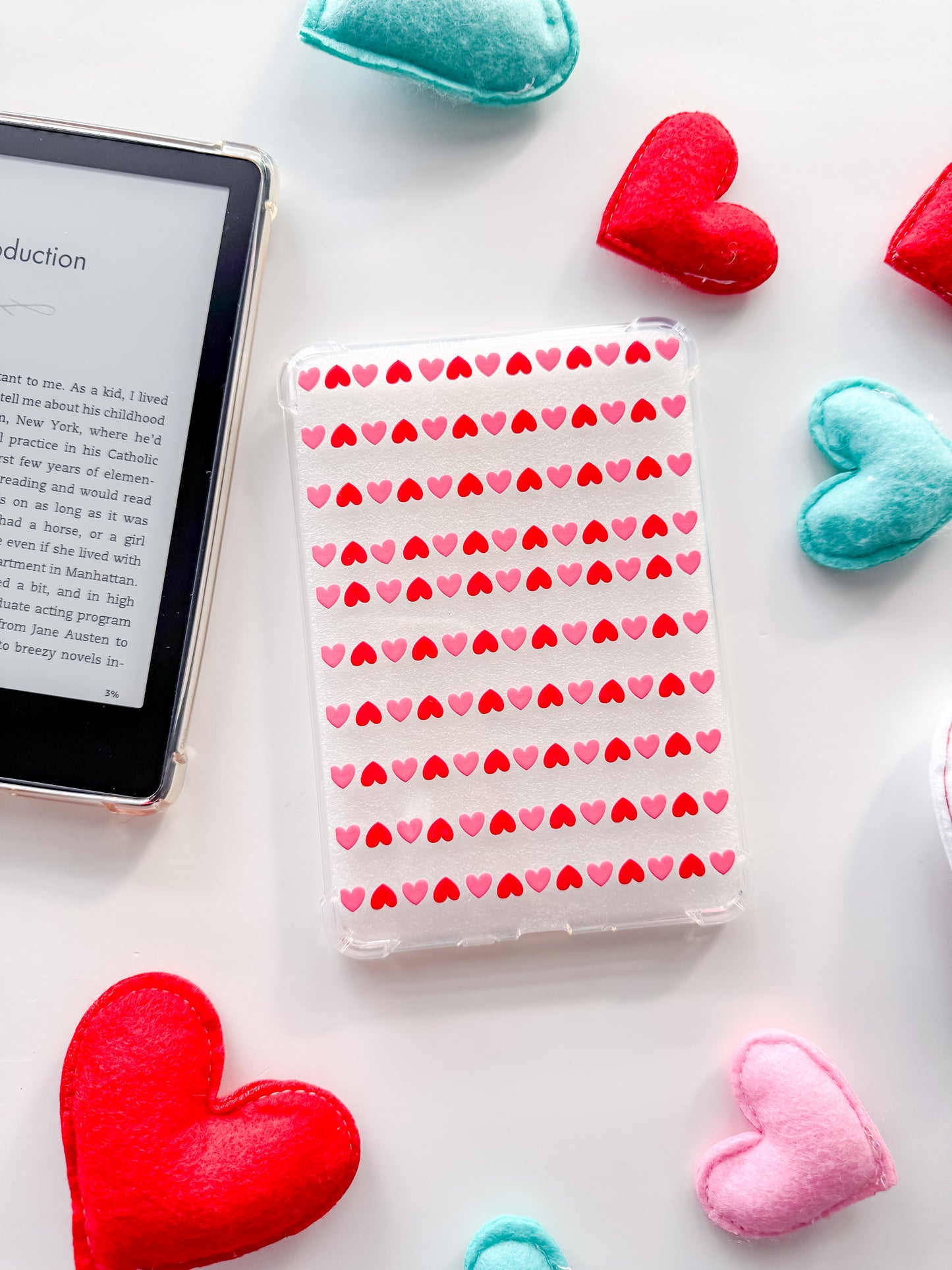 Valentine's Day Hearts Kindle Case