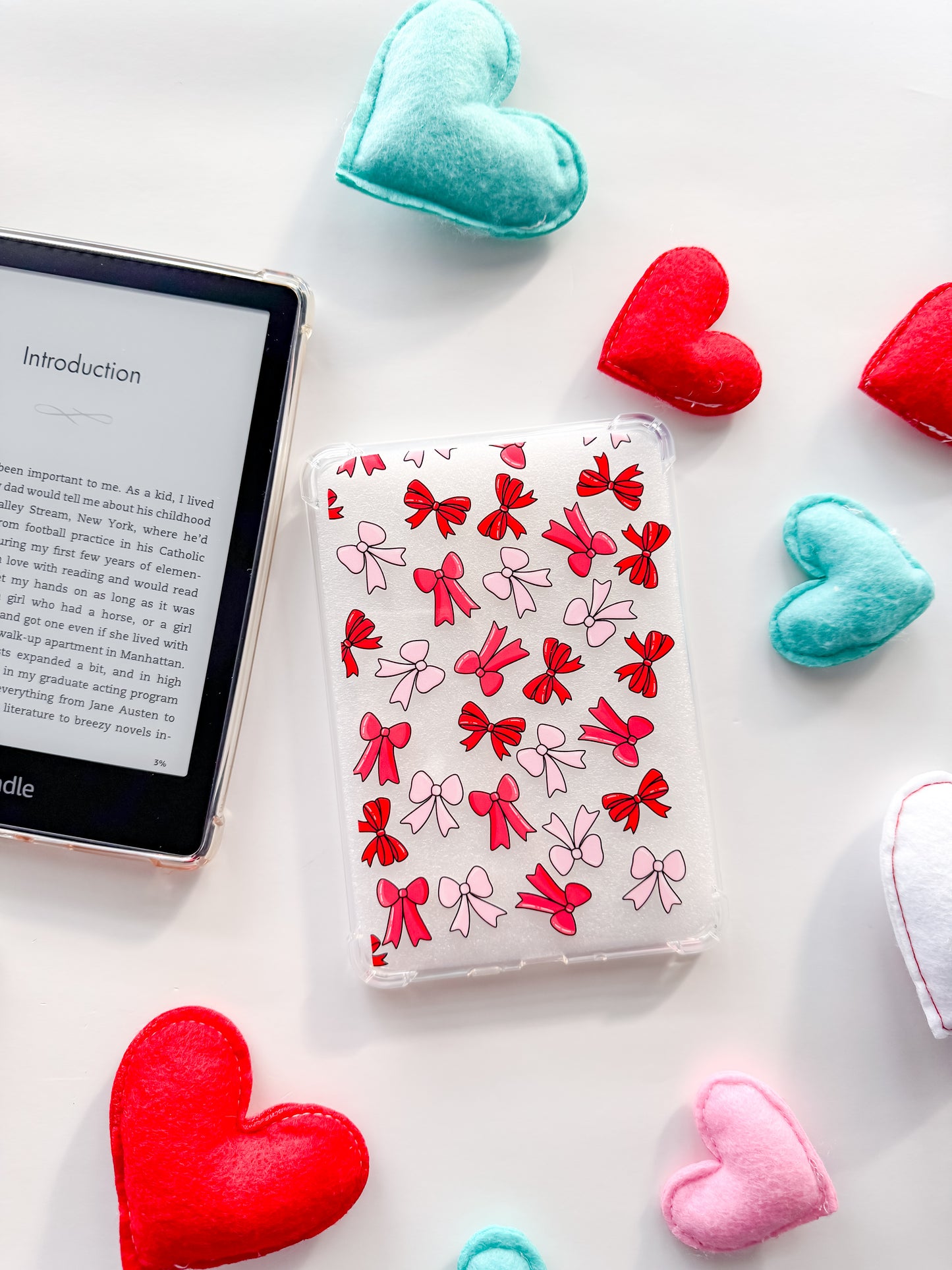 Valentine's Day Bows Kindle Case