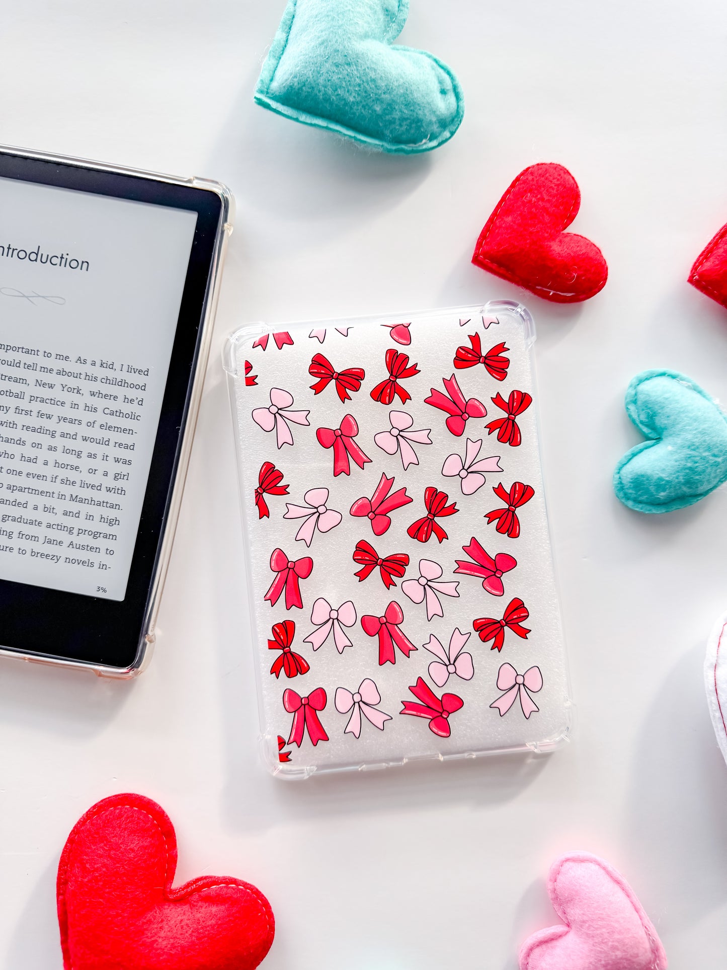 Valentine's Day Bows Kindle Case