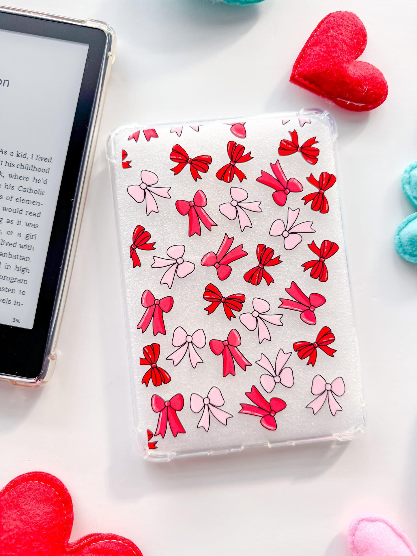 Valentine's Day Bows Kindle Case