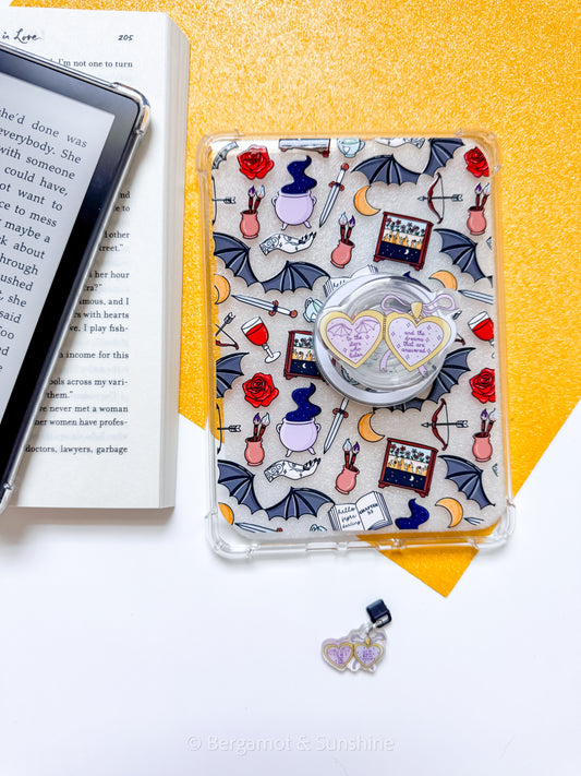 Aco / Tar To the Stars Magsafe Phone and E reader Grip and Dust Charm
