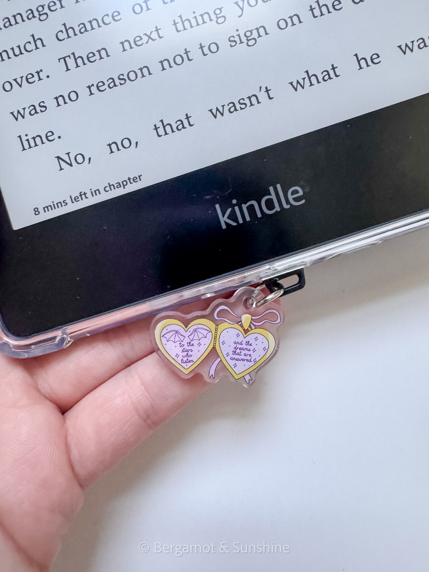 Aco / Tar To the Stars Magsafe Phone and E reader Grip and Dust Charm