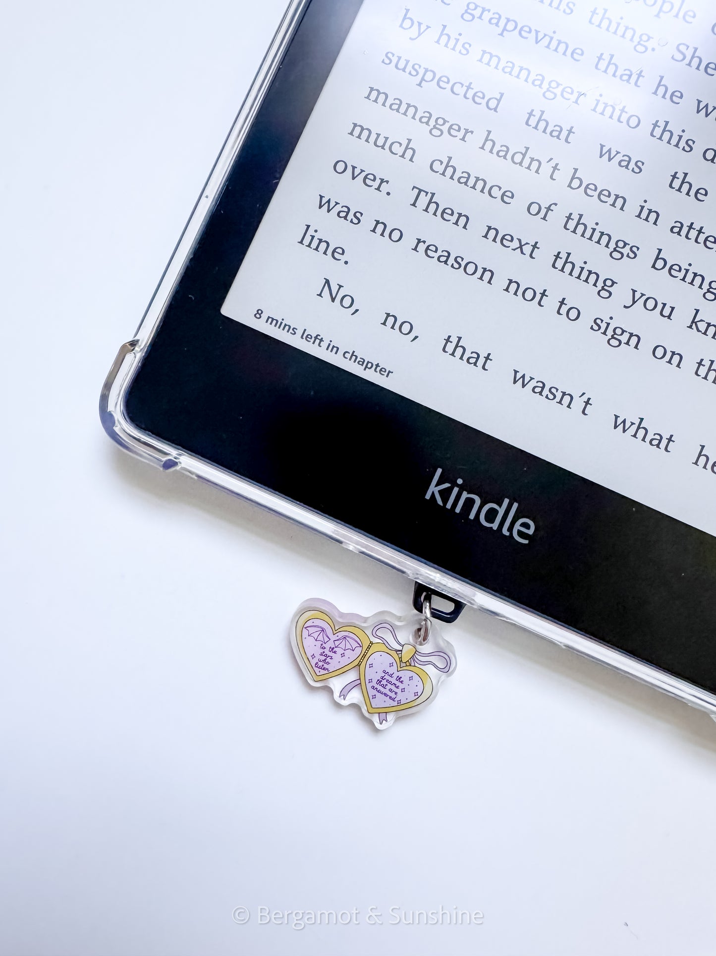 Aco / Tar To the Stars Magsafe Phone and E reader Grip and Dust Charm