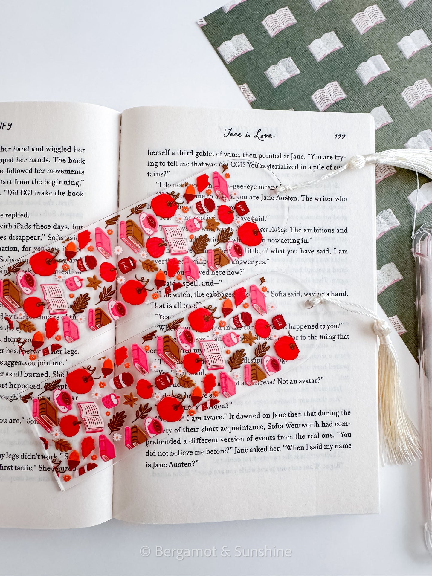 Fall Bookish Bookmark